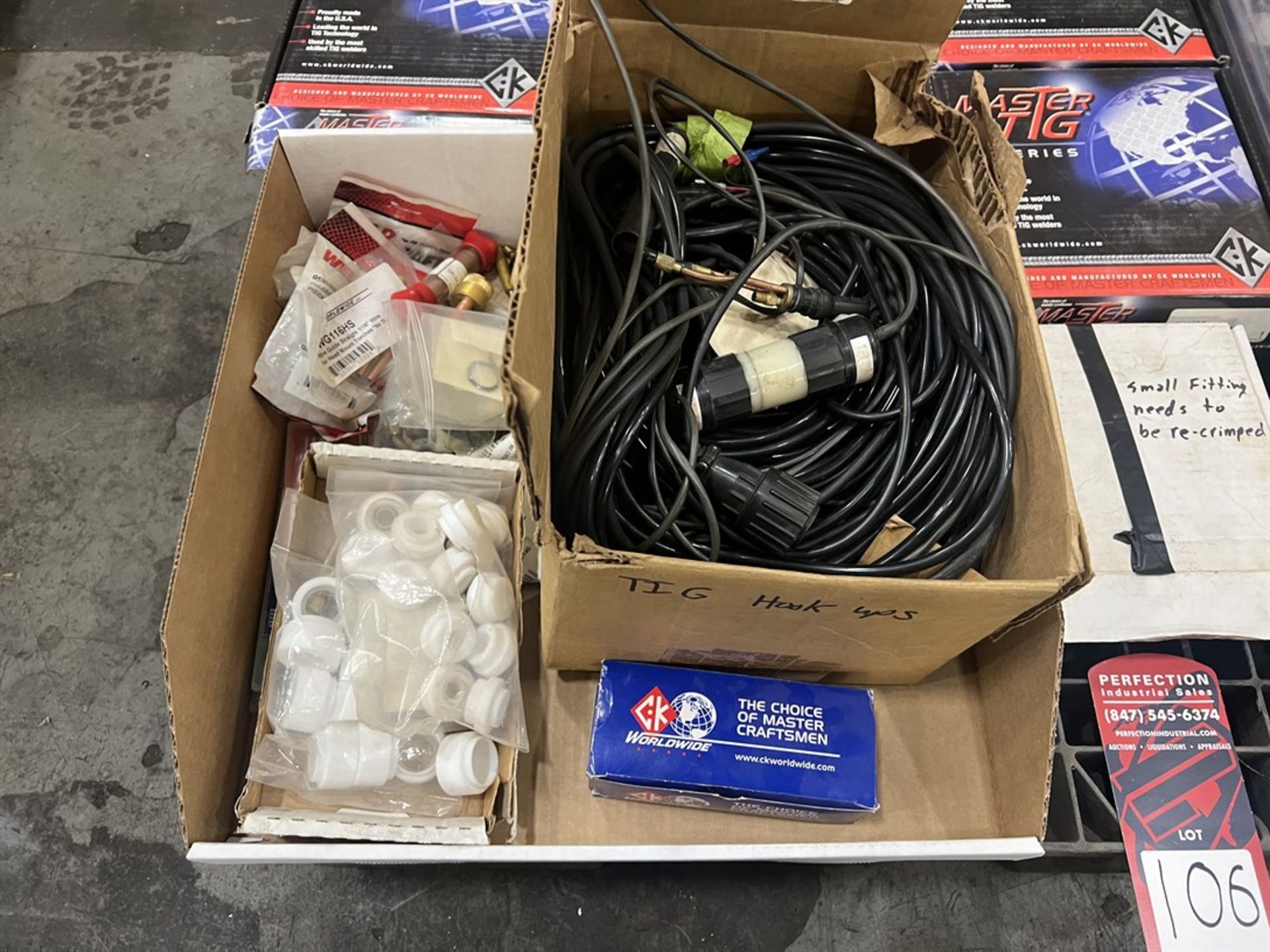 Lot of Assorted Tig Parts Including Tig Hook ups, Cups, Master Saver Systems - Image 3 of 6