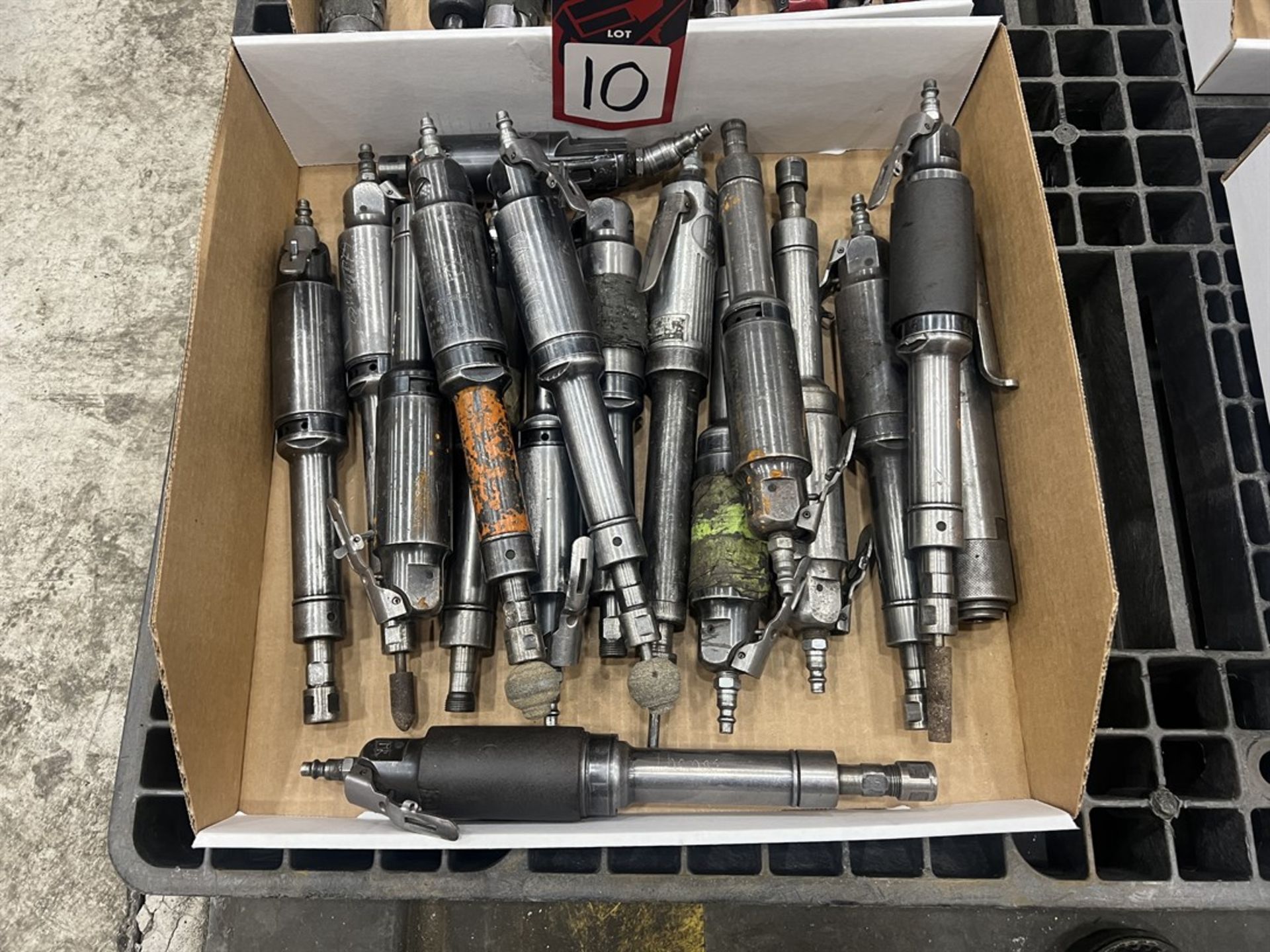 Lot of Assorted Pneumatic Straight Grinders