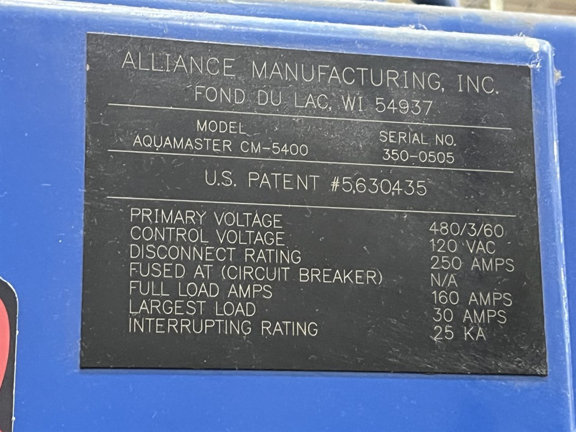 AQUAMASTER CM5400 3-Stage Wash Line, s/n 350-0505, 3-Stage Wash, 2-Stage Dry, Allen-Bradley - Image 4 of 20