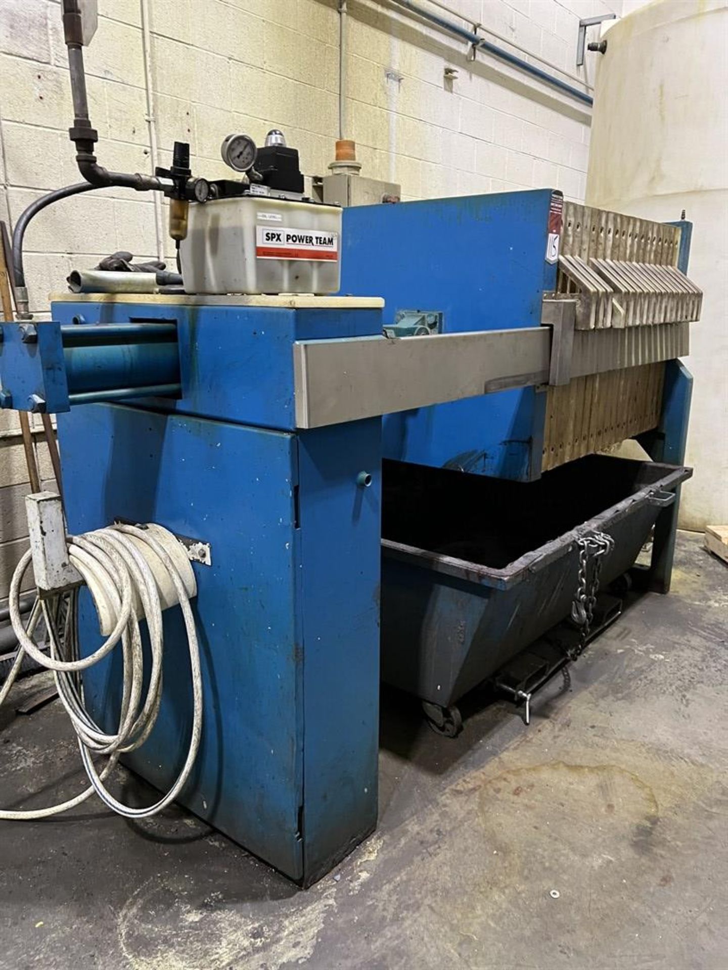 Waste Water System- ACS 18-Cartridge Filter Press w/ SPX Power Team Hydraulic Pump System - Image 5 of 5