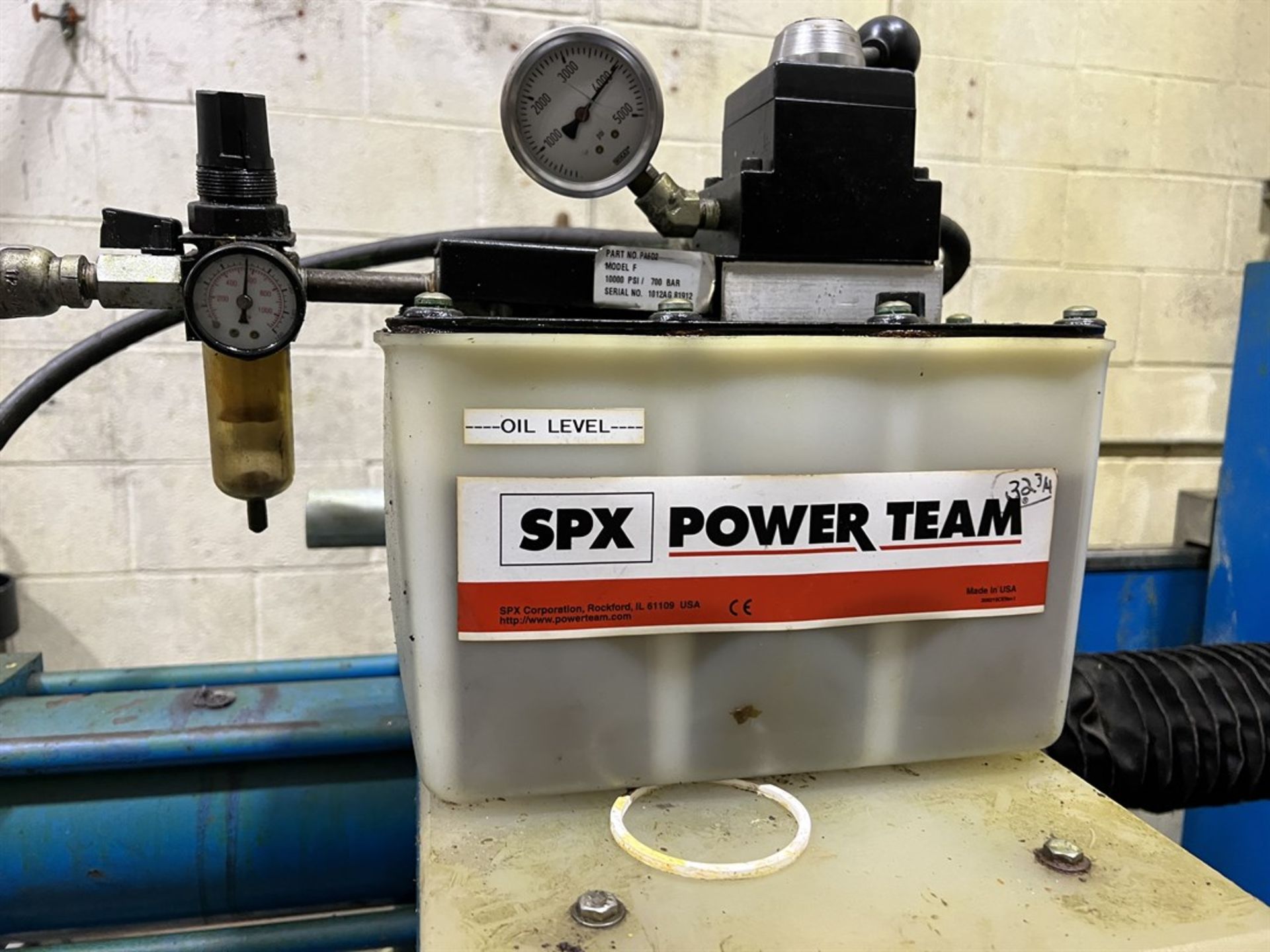 Waste Water System- ACS 18-Cartridge Filter Press w/ SPX Power Team Hydraulic Pump System - Image 4 of 5