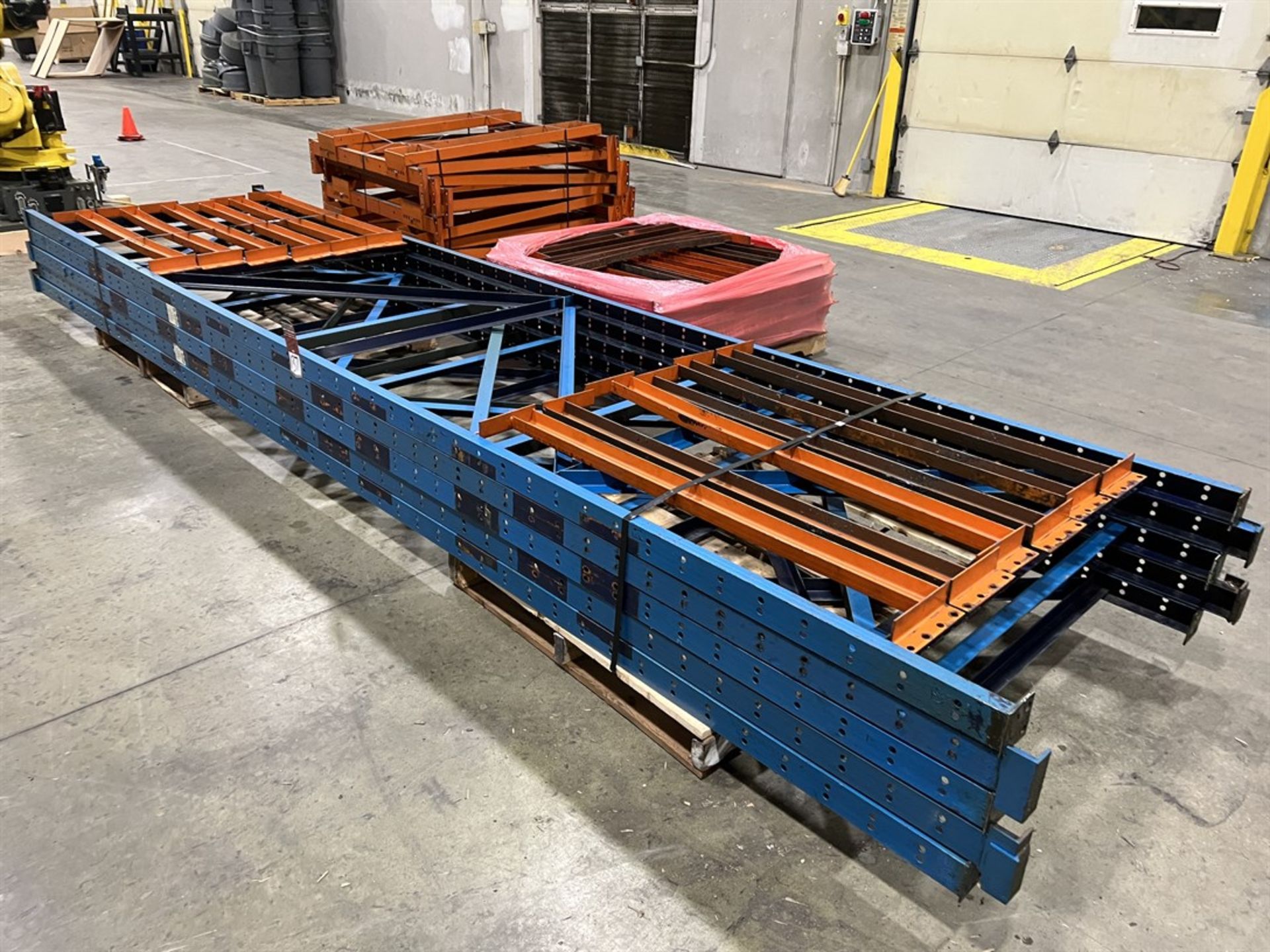 Lot of Heavy Duty 17'H Pallet Racking, 9,800 Lb. Capacity Per Shelf, w/ Supports and Pallet Decking - Image 2 of 5