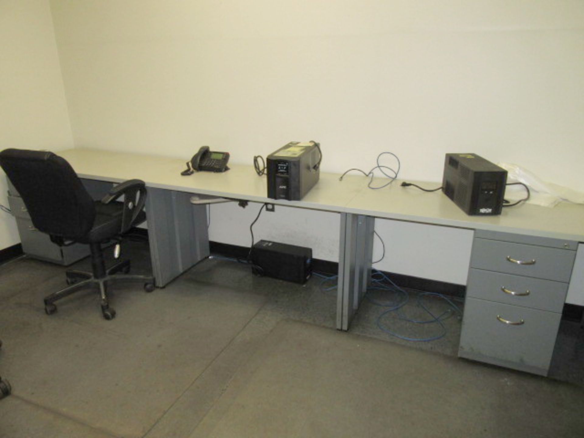 Contents of Office, Consisting of: (1) Desk 72"L x 30"W with Hutch & 42" Right Return, (3) 48"L x - Image 3 of 6