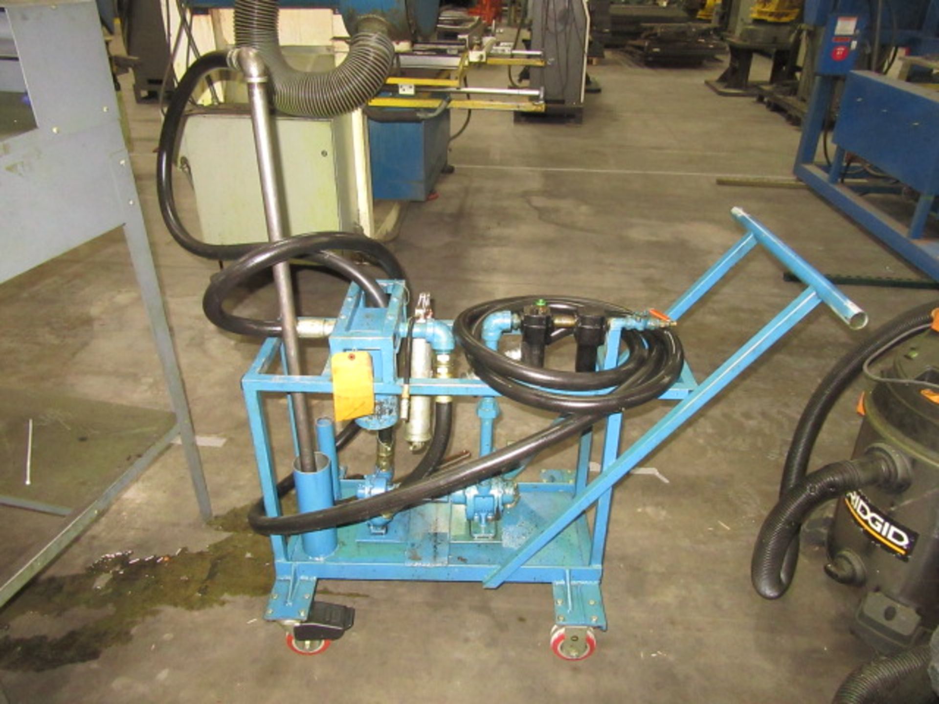 Steel Hydraulic Pump Cart.