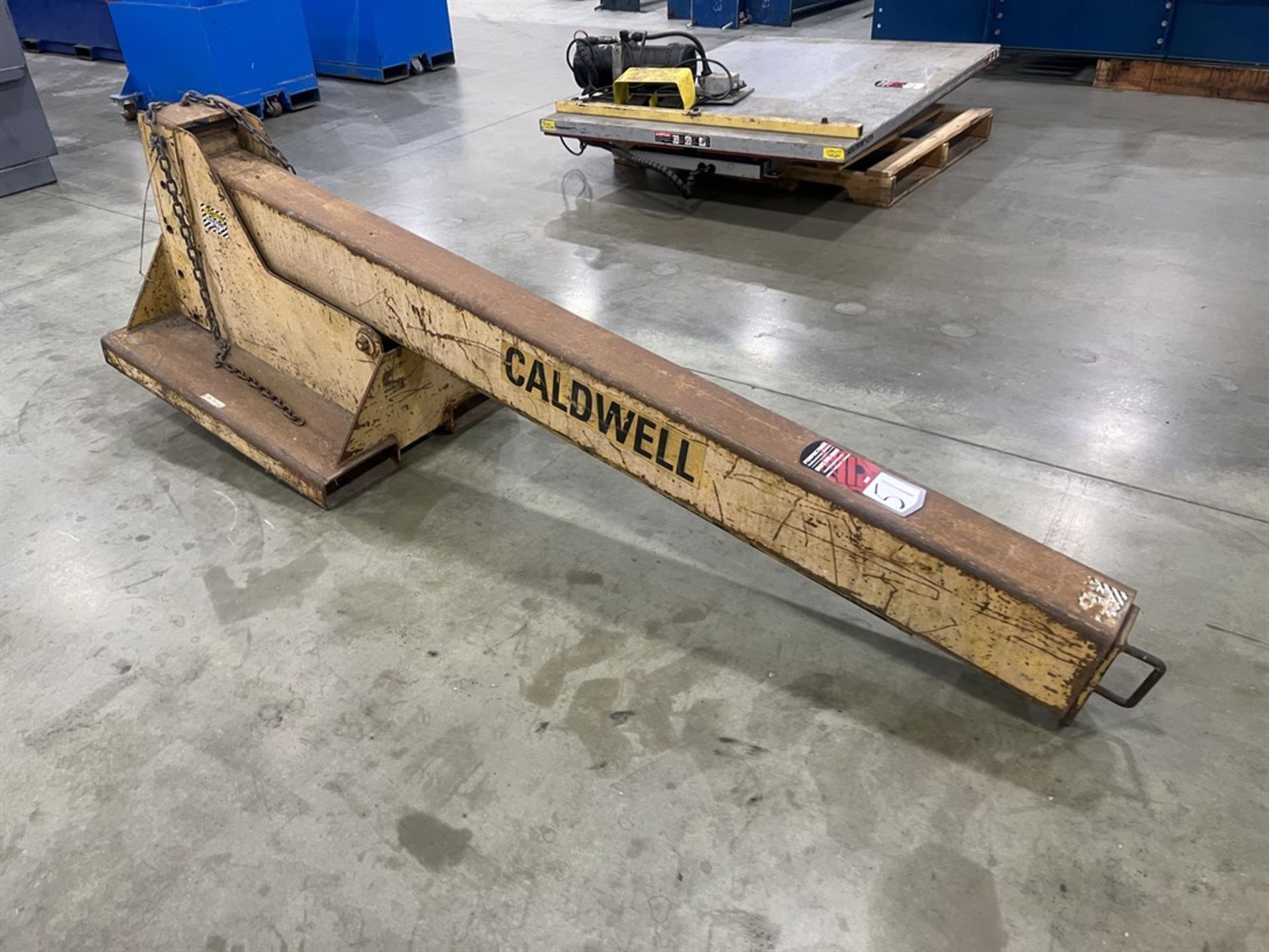 CALDWELL PB-60S Forklift Boom Attachment, s/n 94300, 6,000 LB Capacity, 12' Max Reach - Image 2 of 3