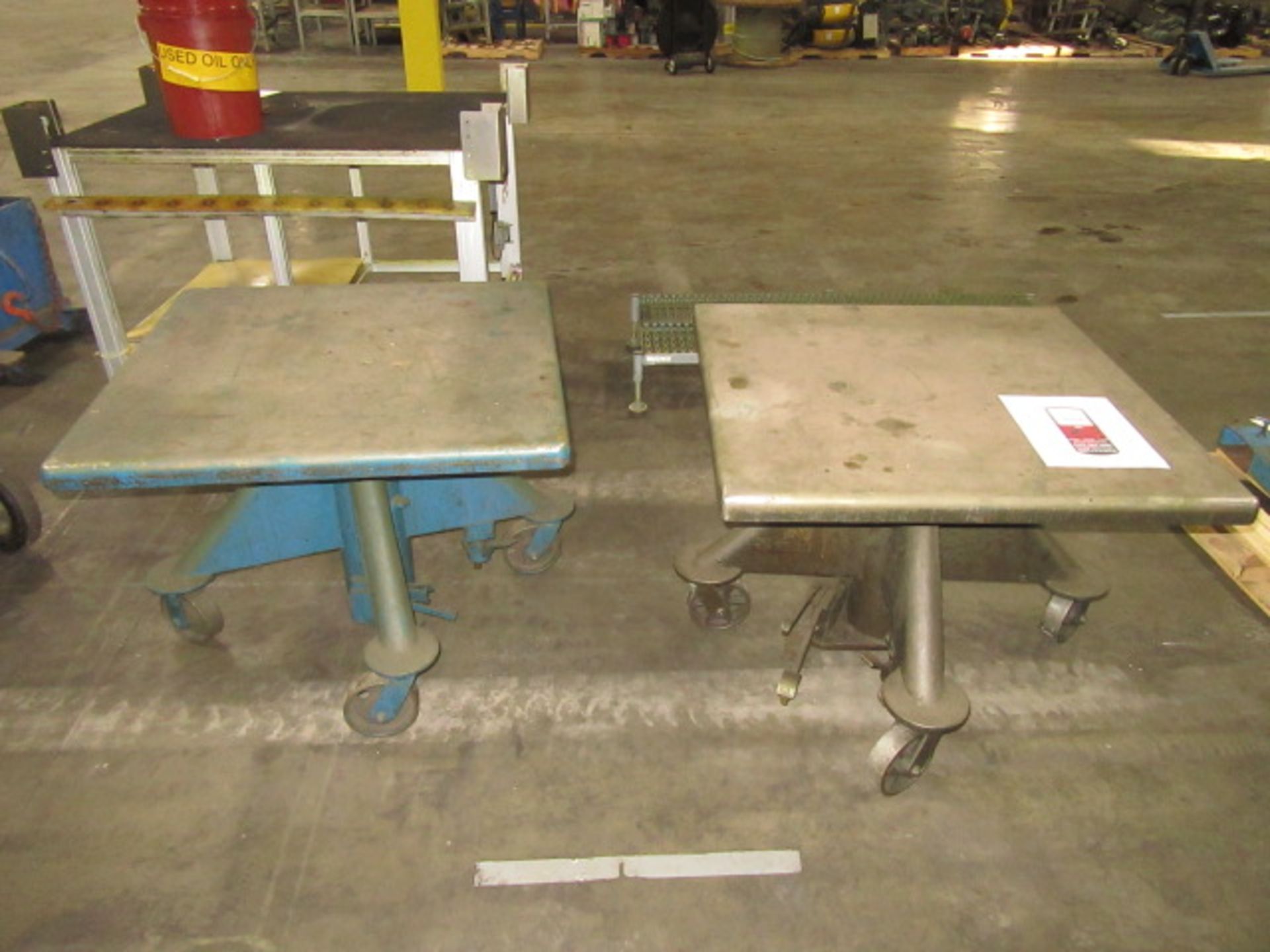 (2) Steel Die Carts 36"L x 36"W x 27"H & (1) Cotterman Steel Platform 60"L x 24"W x 9"H. - Image 2 of 2