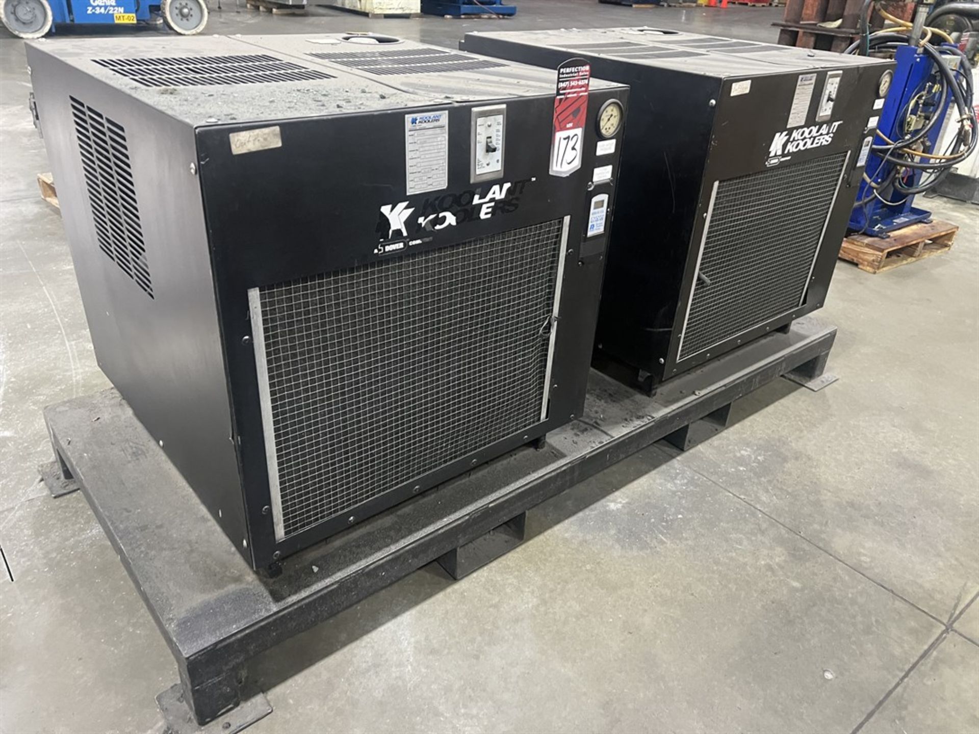 Pallet of (2) KOOLANT KOOLERS KV2000 Chillers