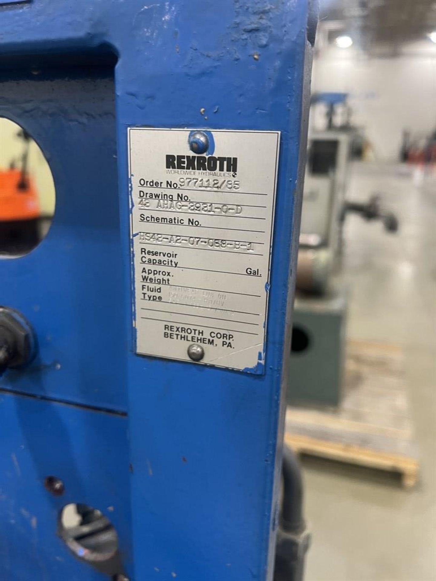 REXROTH Hydraulic Unit, (No Motor) - Image 4 of 4