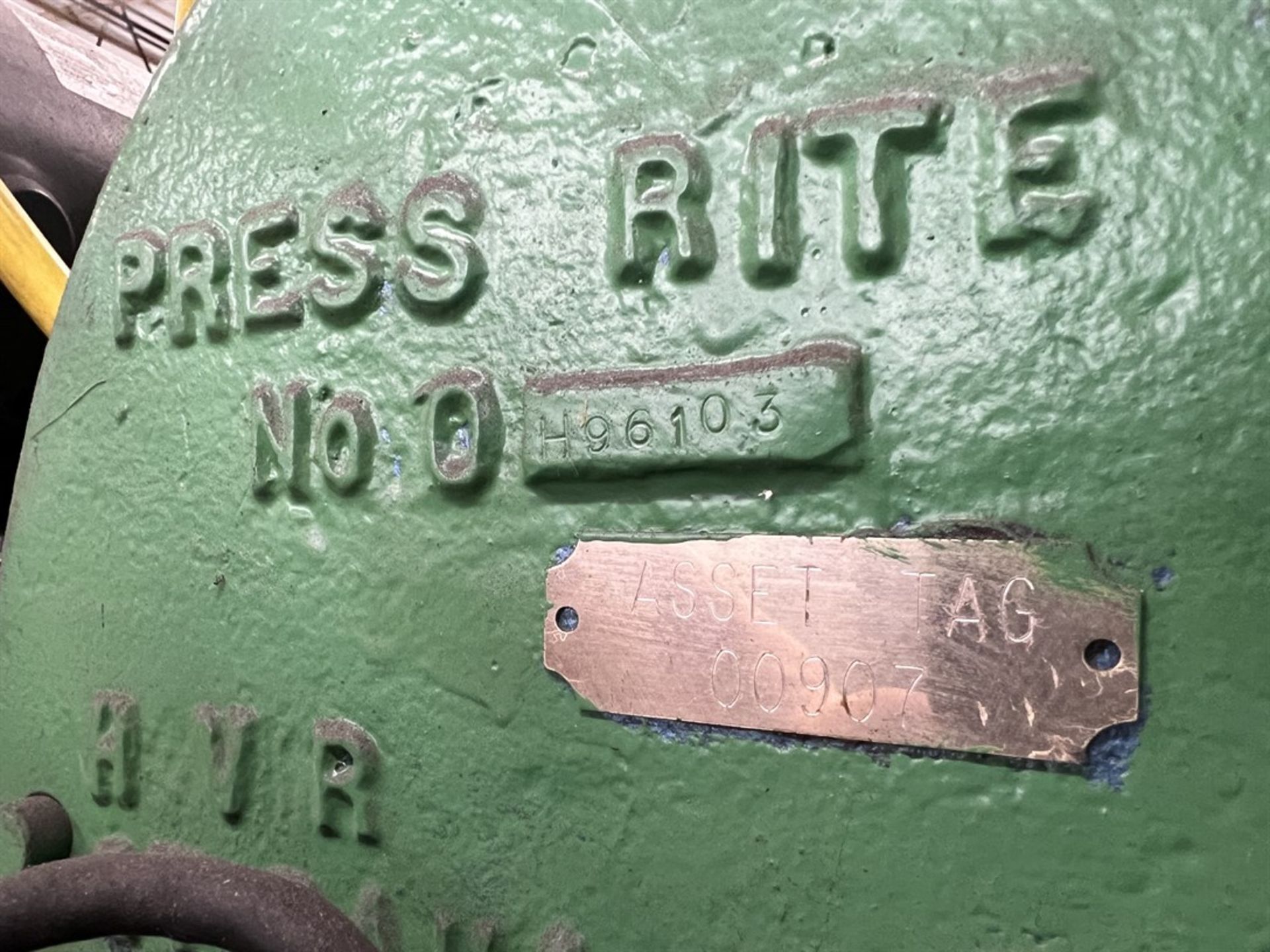 HVR PRESS-RITE No. 0 Terminal Press, s/n H96103 - Image 4 of 4