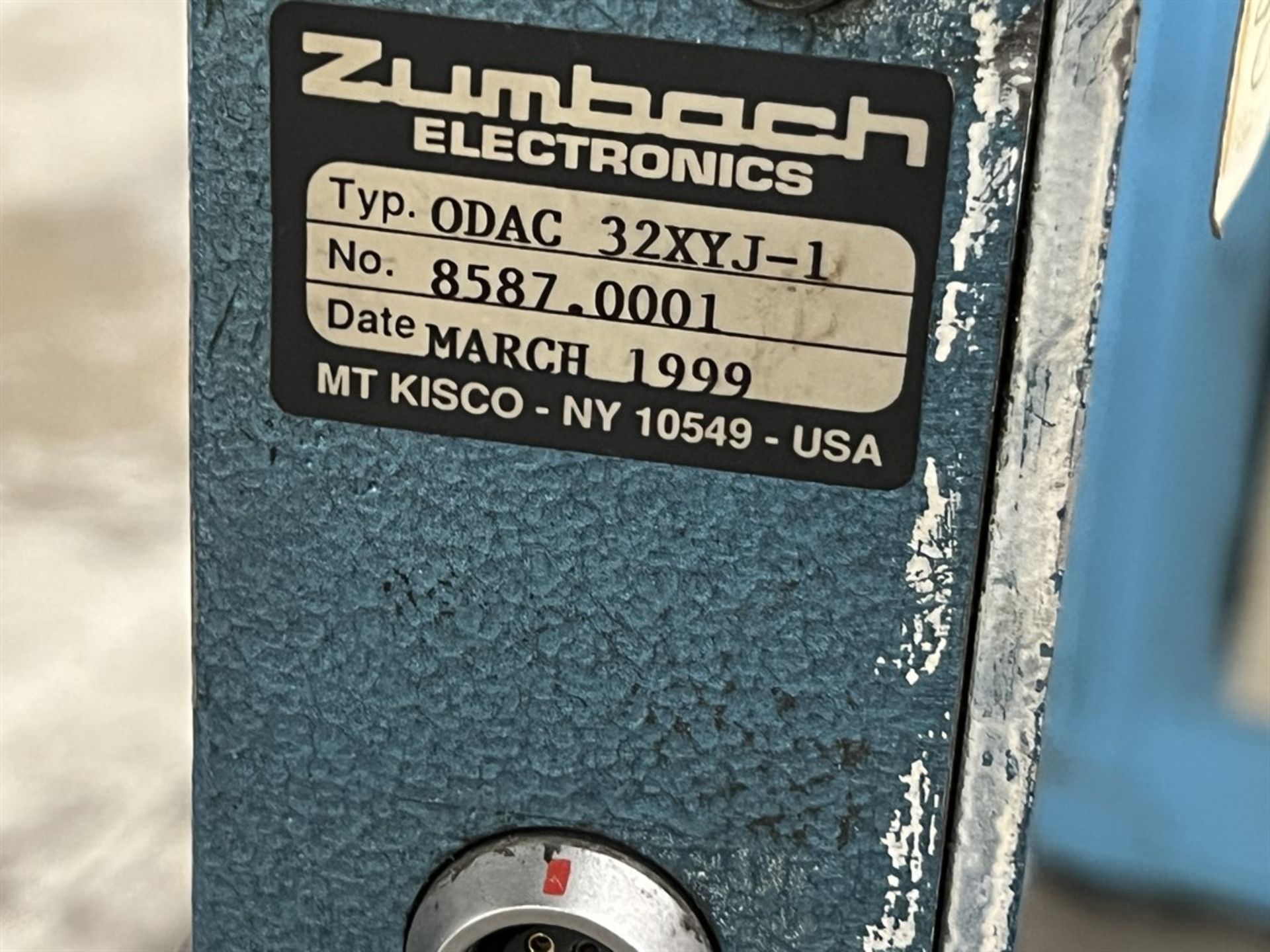 ZUMBACH ODAC 32XYJ-1 Laser Measuring System, s/n 8587.0001 - Image 3 of 3