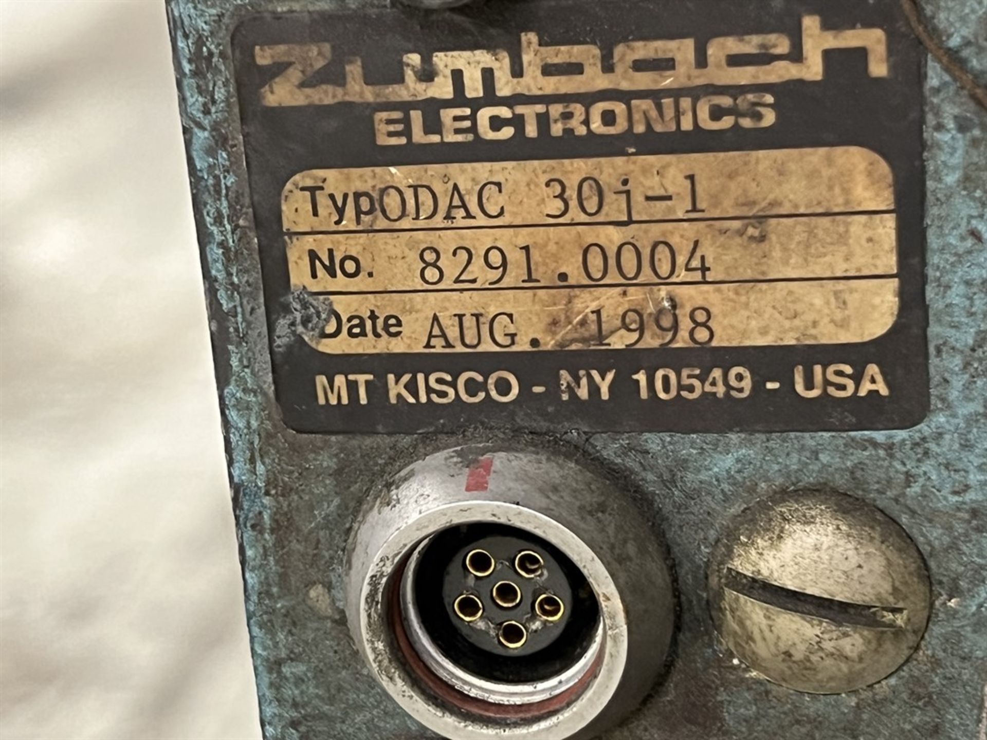 ZUMBACH ODAC 30J-1 Laser Micrometer, s/n 8291.0004 - Image 4 of 4