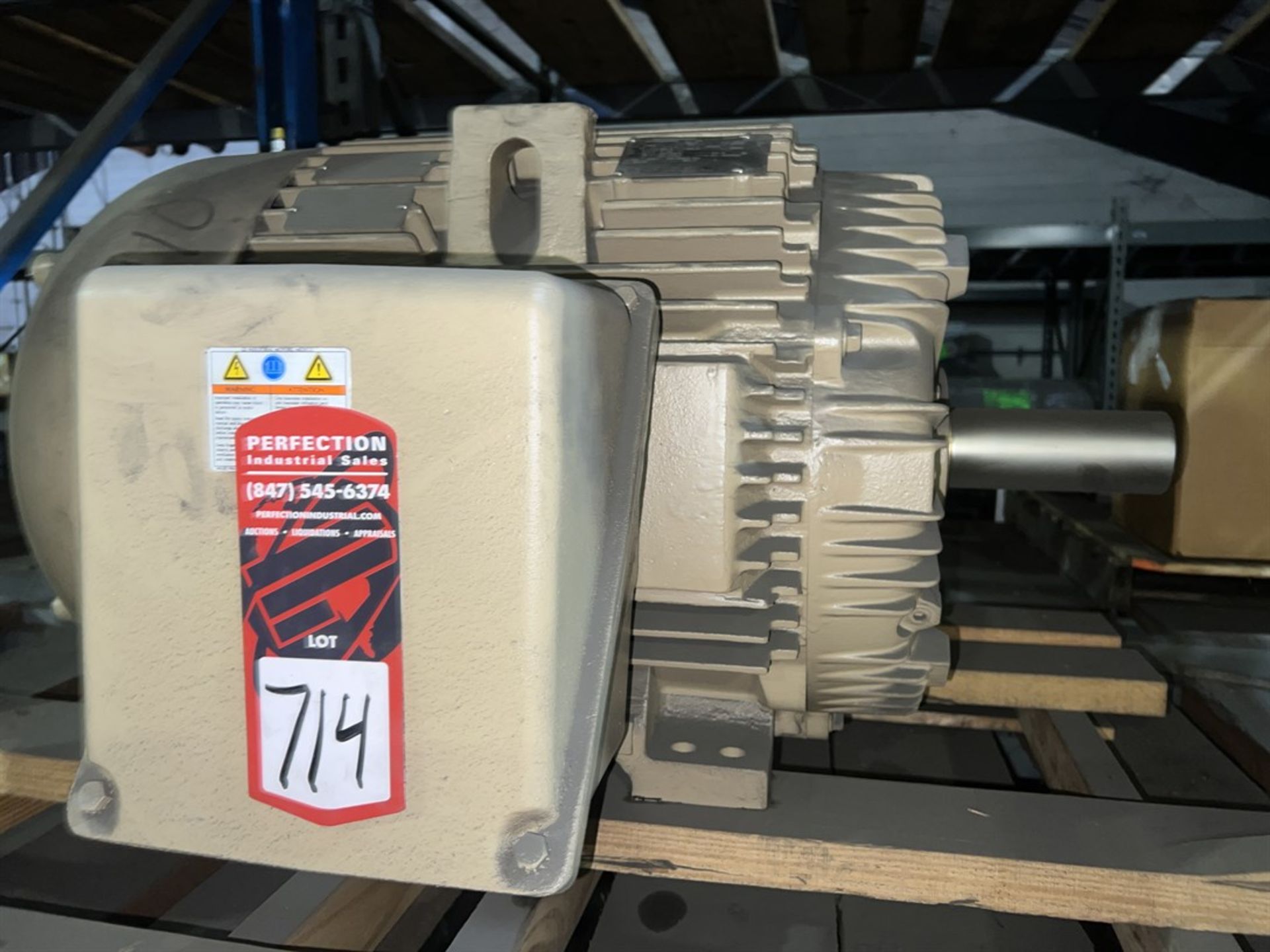 GE 75 HP Extra Severe Duty AC Motor