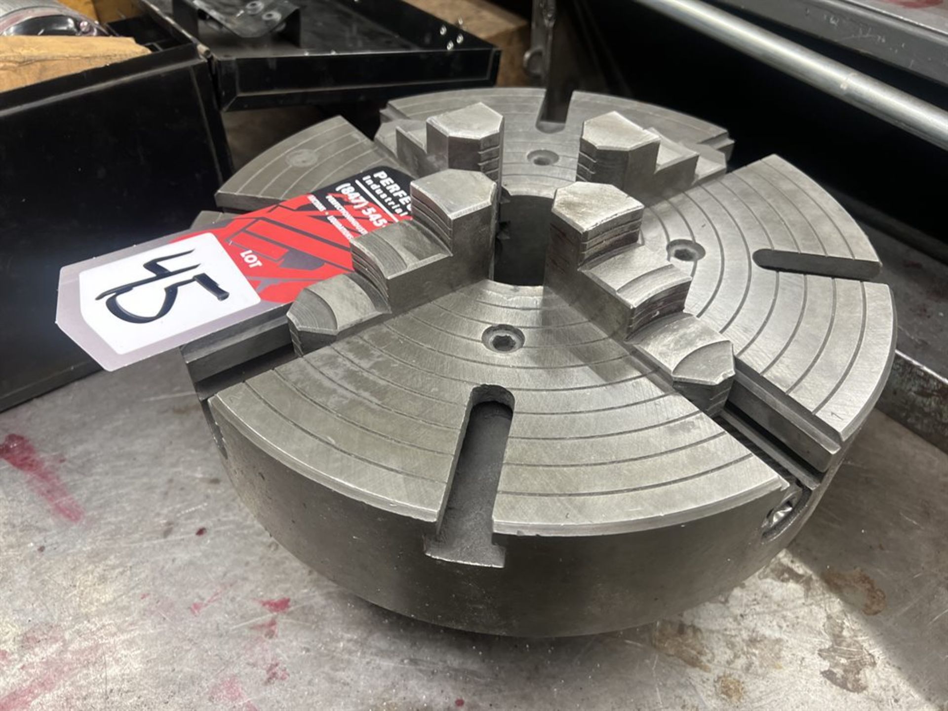 Unknown Make 13.5" 4-Jaw Chuck - Image 2 of 3