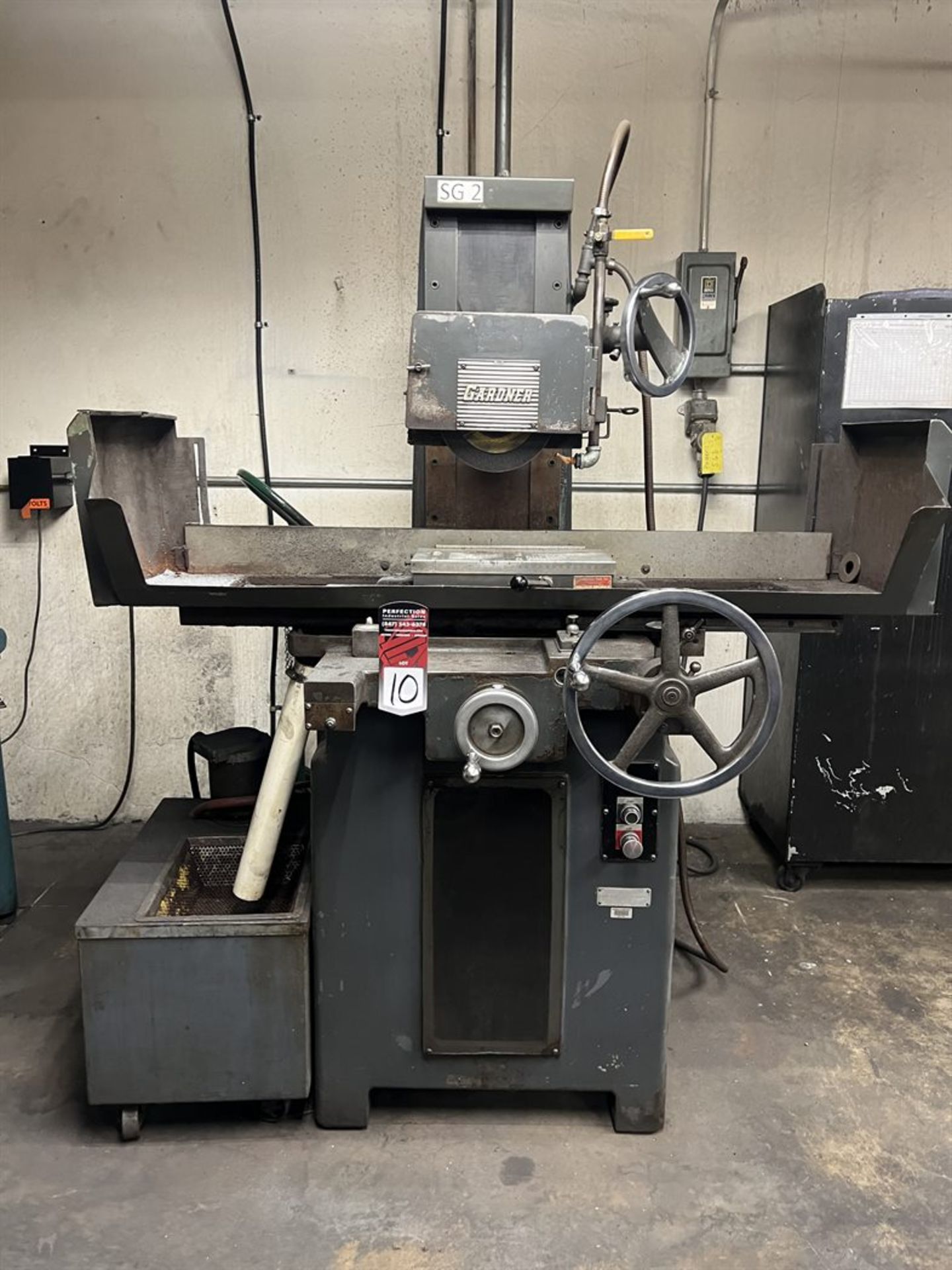 GARDNER 1015 Surface Grinder, s/n 650-13, 8" x 15" Magnetic Chuck, 12" x 1.5" Wheel - Image 2 of 6