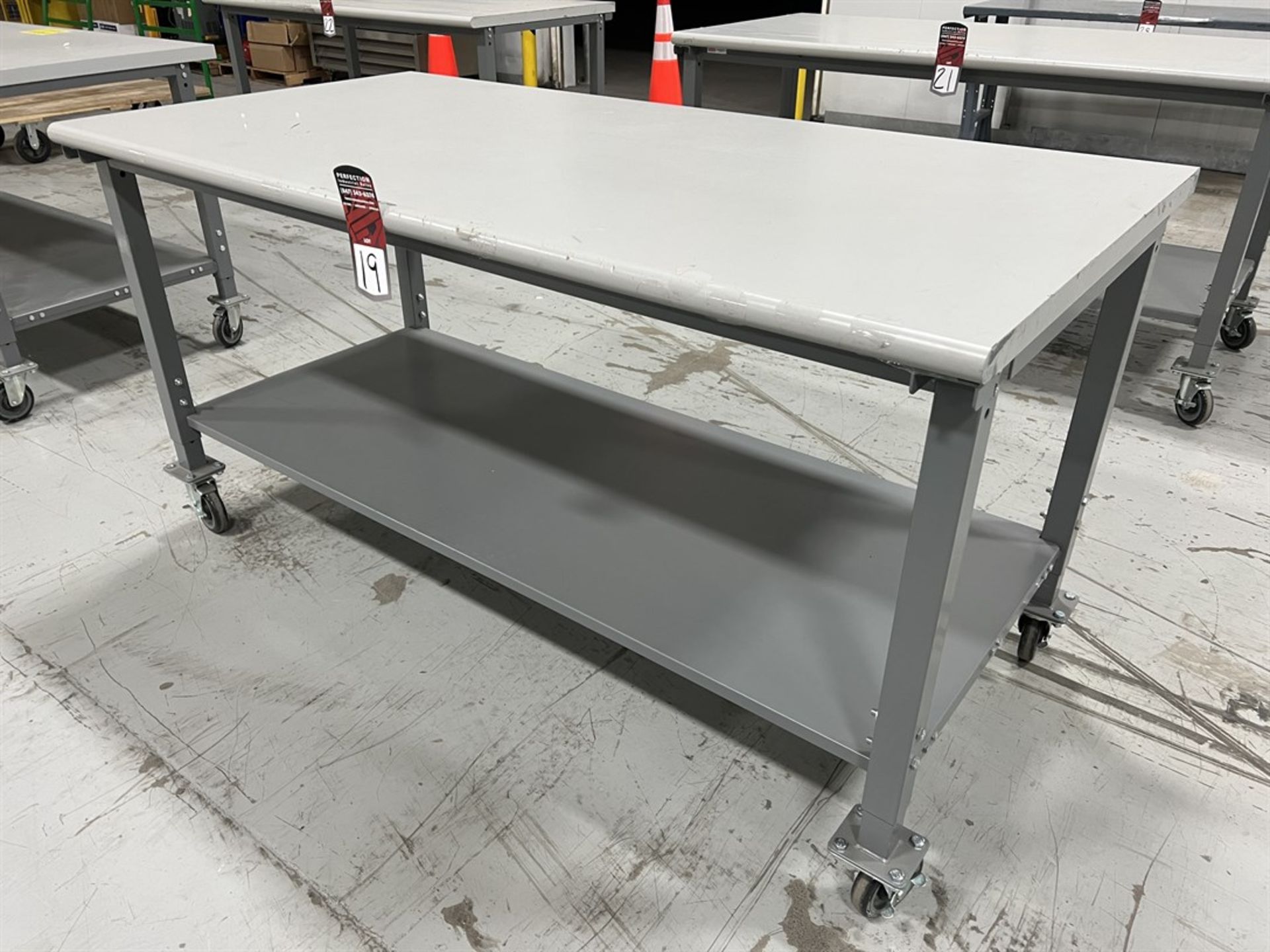 ULINE Packaging Table on Casters, 36" x 72"