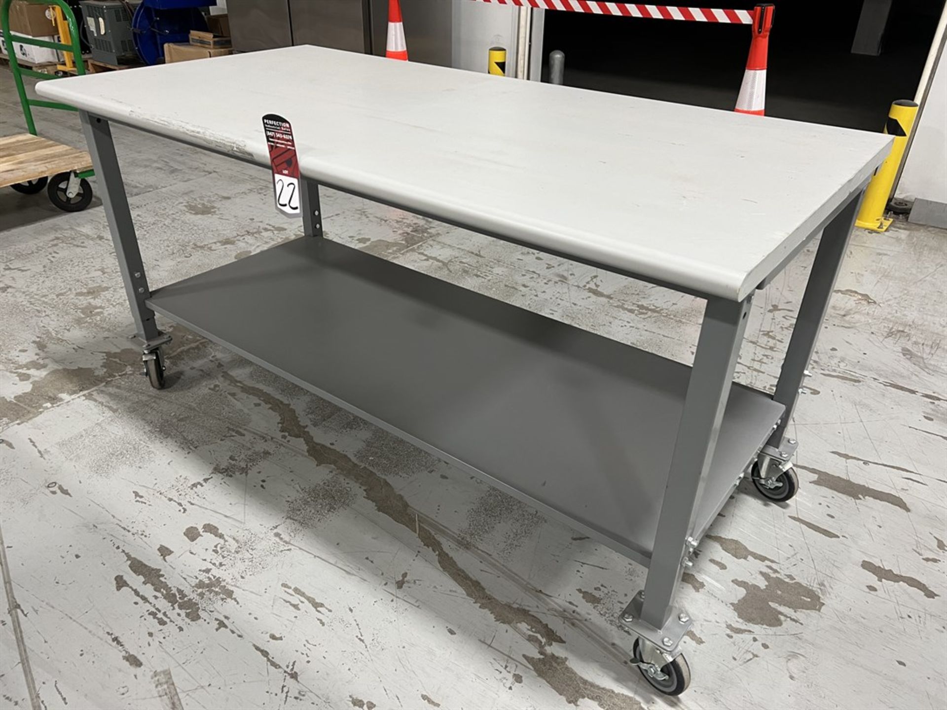 ULINE Packaging Table on Casters, 36" x 72"