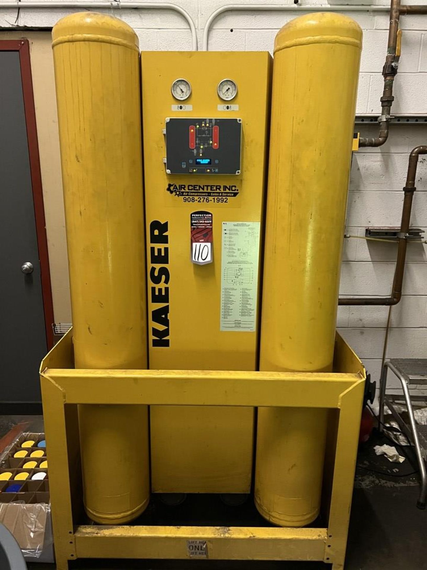 KAESER KAD-260 Compressed Air Dryer, s/n 1217022-7-2, 260 SCFM @ 100 PSIG, 60-150 PSI Working - Image 2 of 5