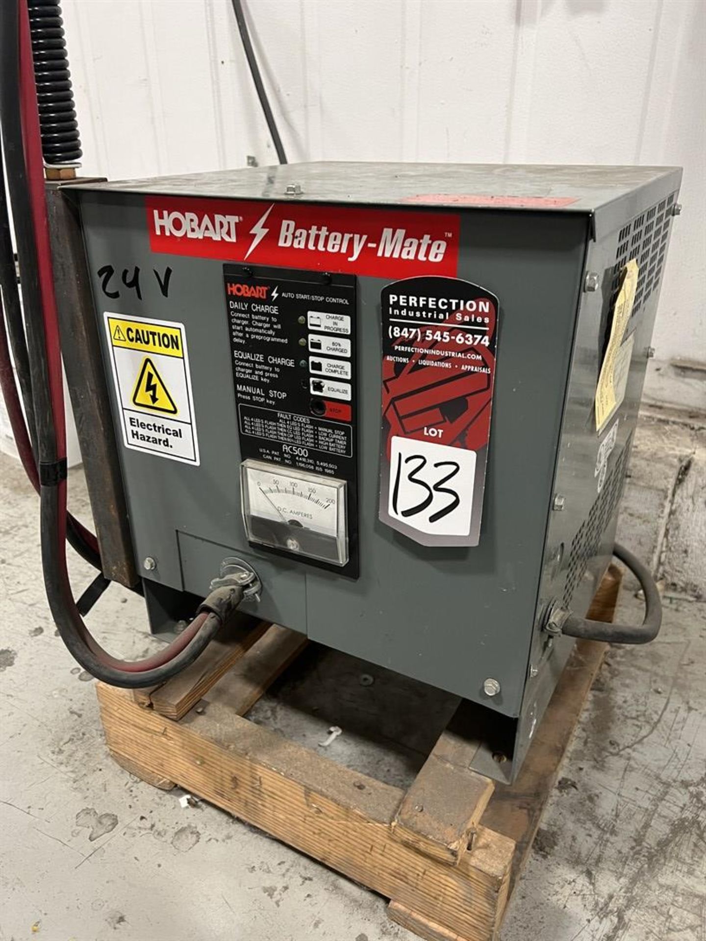 HOBART Battery Mate 750M1-12C 24V Battery Charger, s/n 300CS67011 - Image 2 of 3