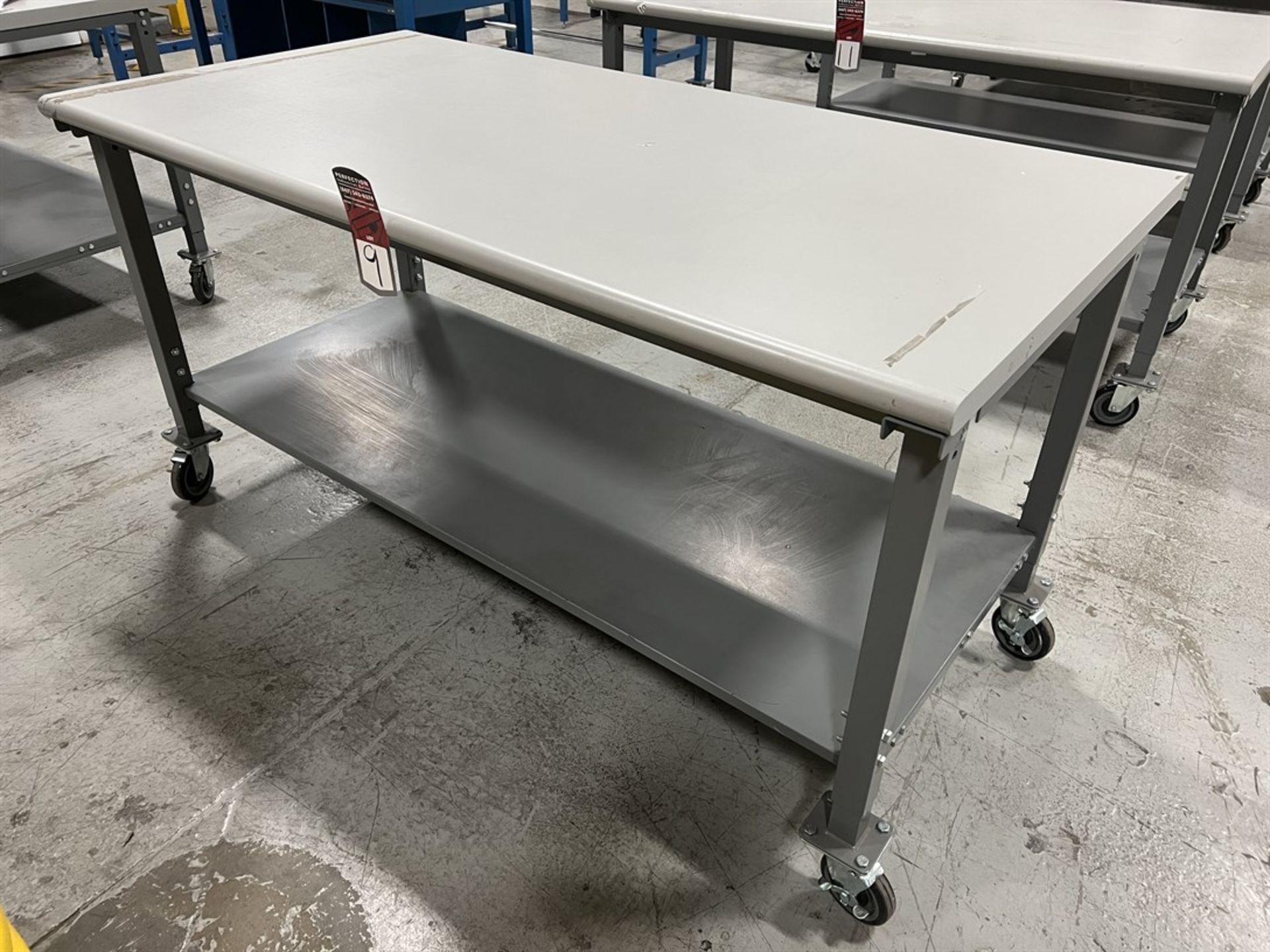 ULINE Packaging Table on Casters, 36" x 72"