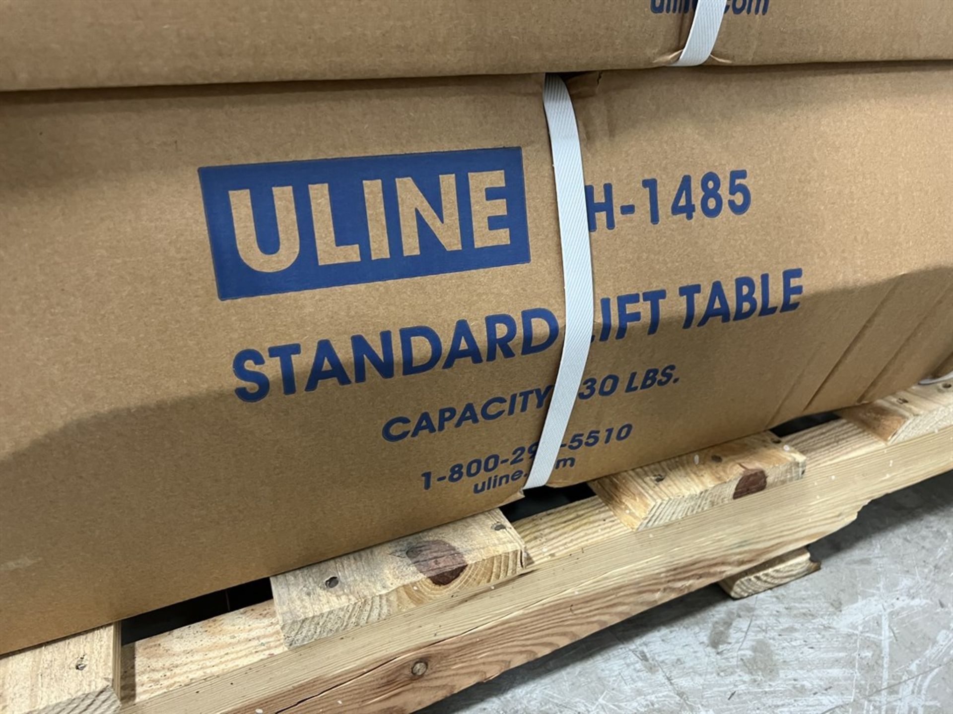 NEW IN BOX ULINE H-1485 Lift Table Cart, 27" x 18", 330 Lb. Capacity - Image 2 of 3