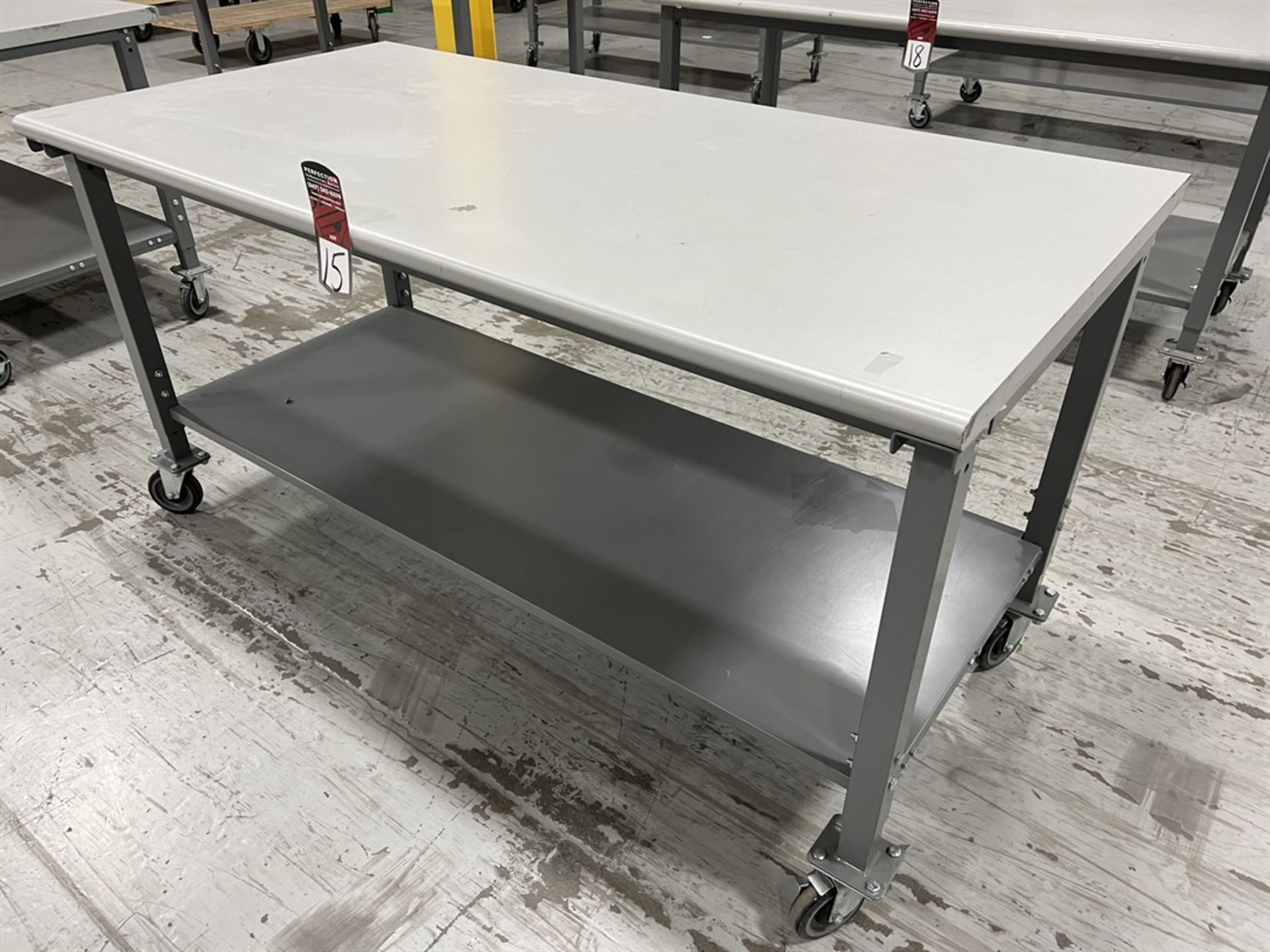 ULINE Packaging Table on Casters, 36" x 72"