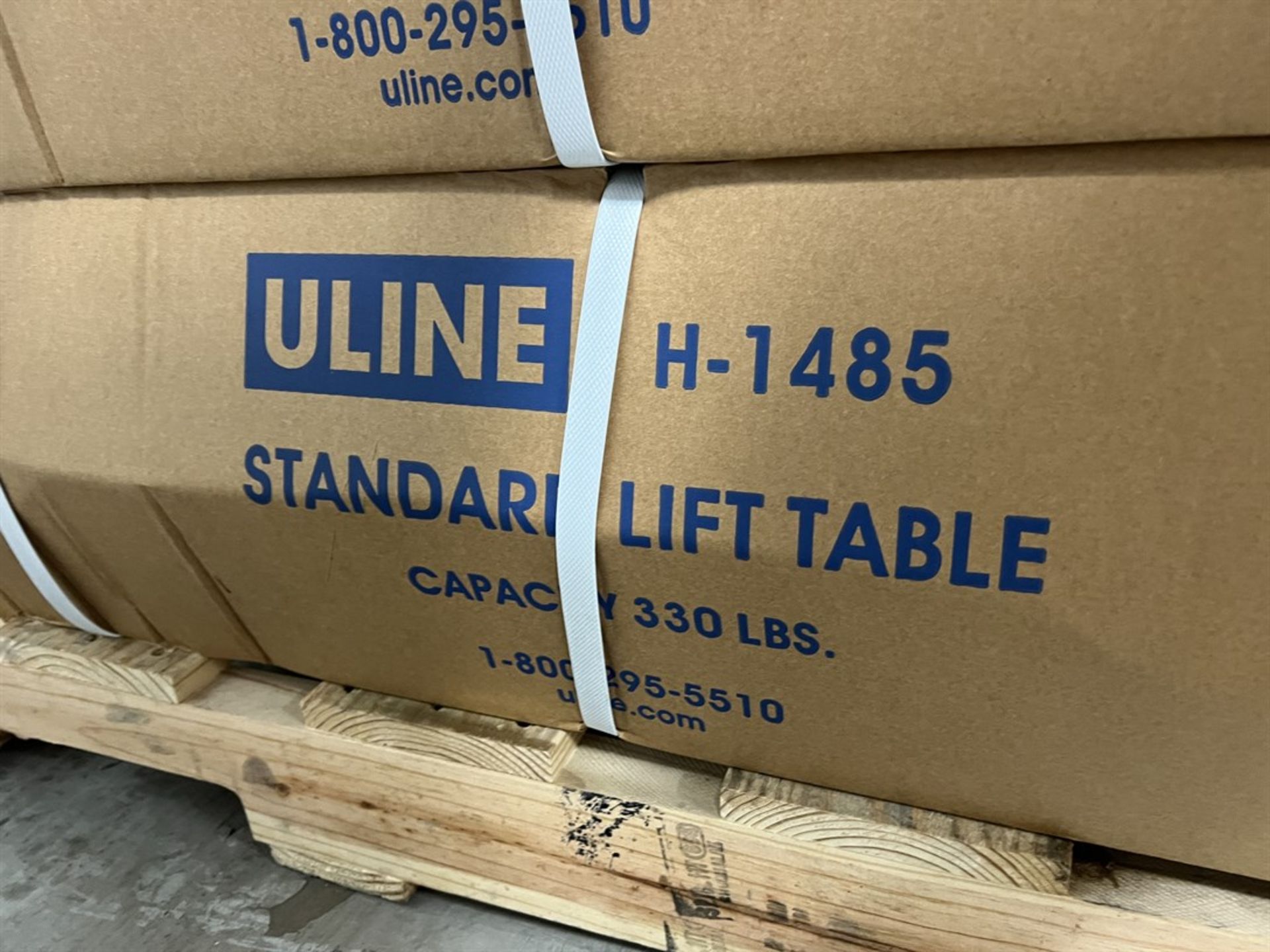 NEW IN BOX ULINE H-1485 Lift Table Cart, 27" x 18", 330 Lb. Capacity - Image 2 of 3