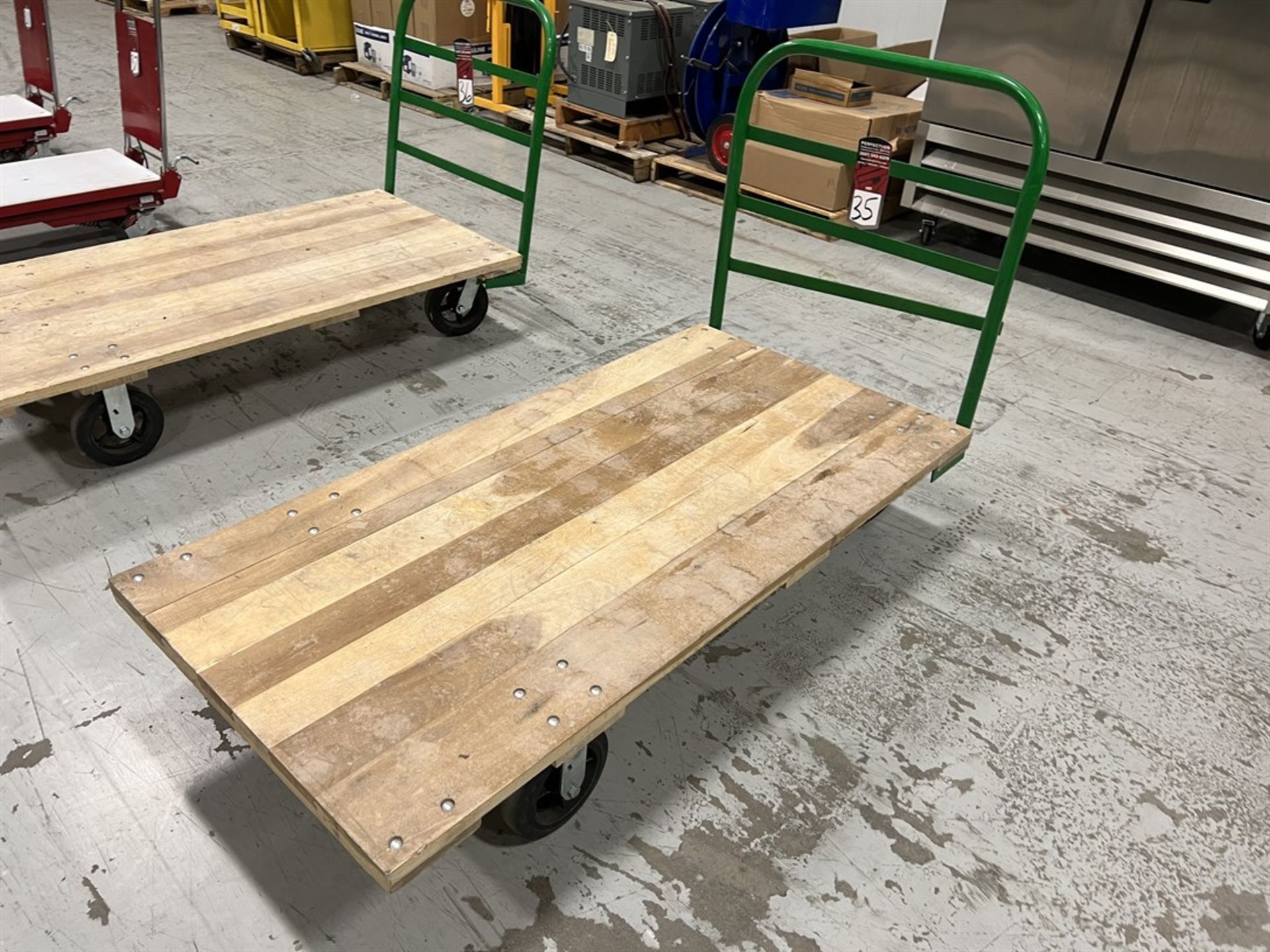 ULINE Flatbed Shop Cart, 30" x 60"