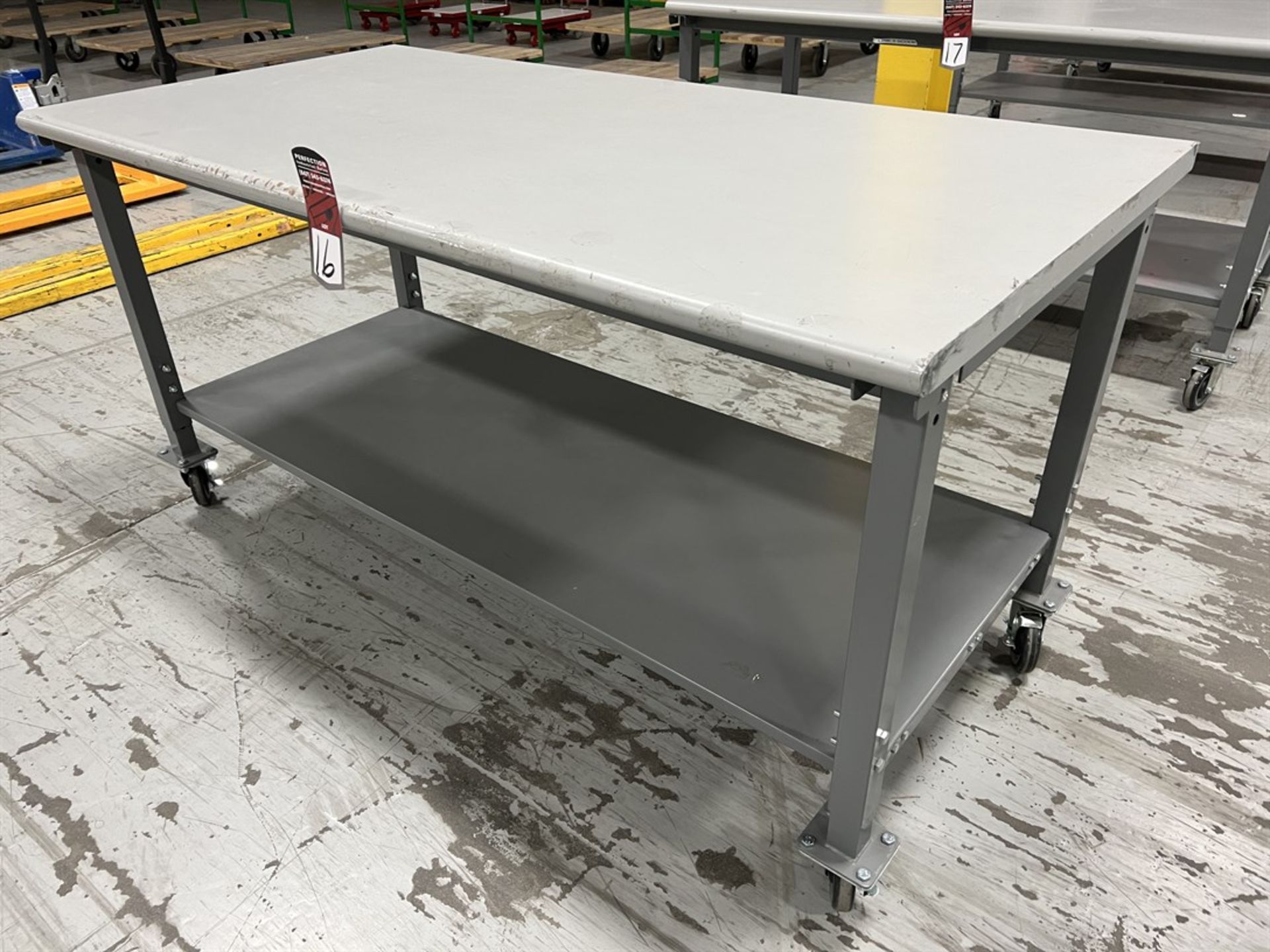 ULINE Packaging Table on Casters, 36" x 72"