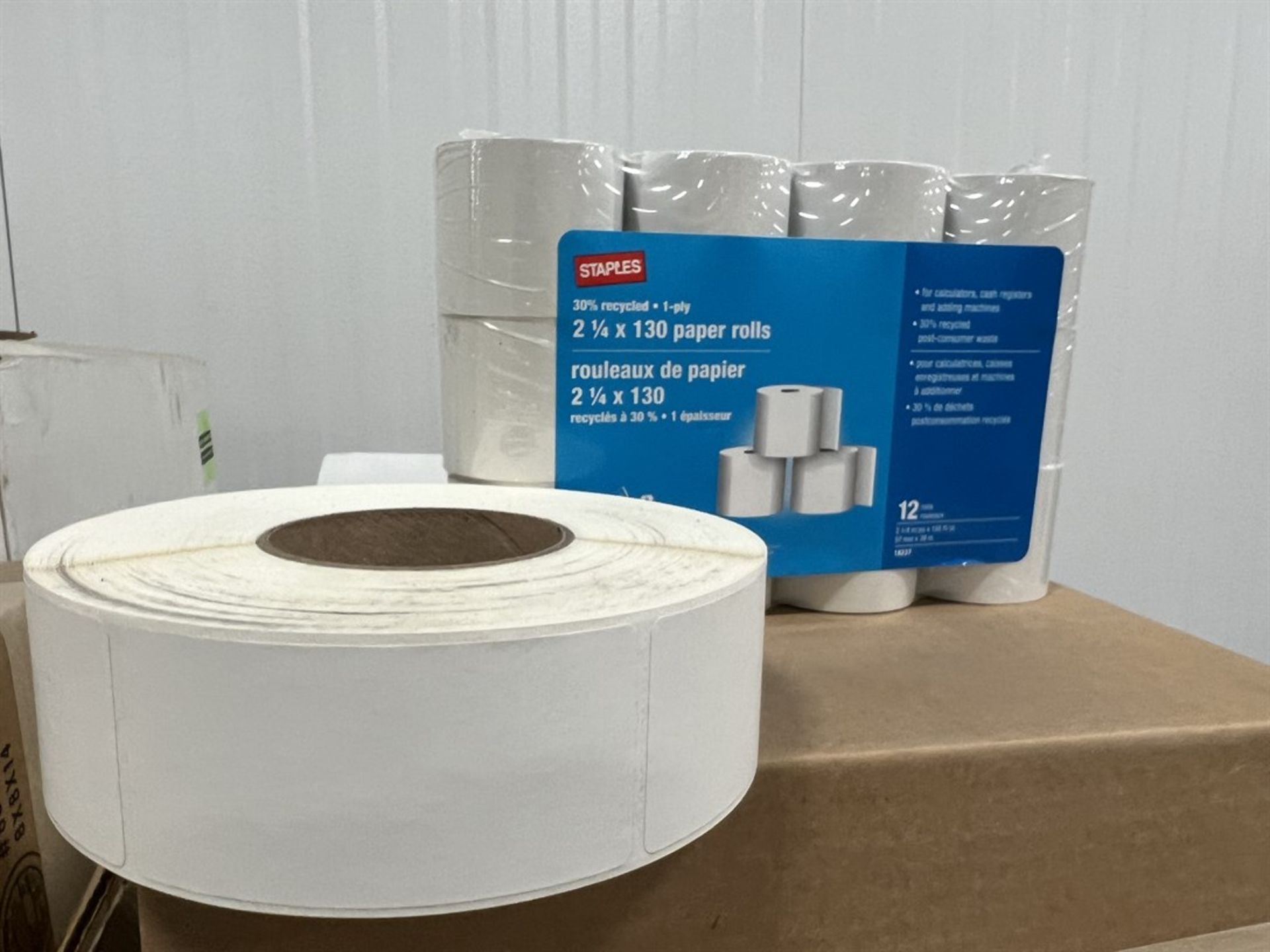 Lot Comprising ULINE Direct Thermal Labels, Paper Rolls, and Label Rolls - Image 5 of 5