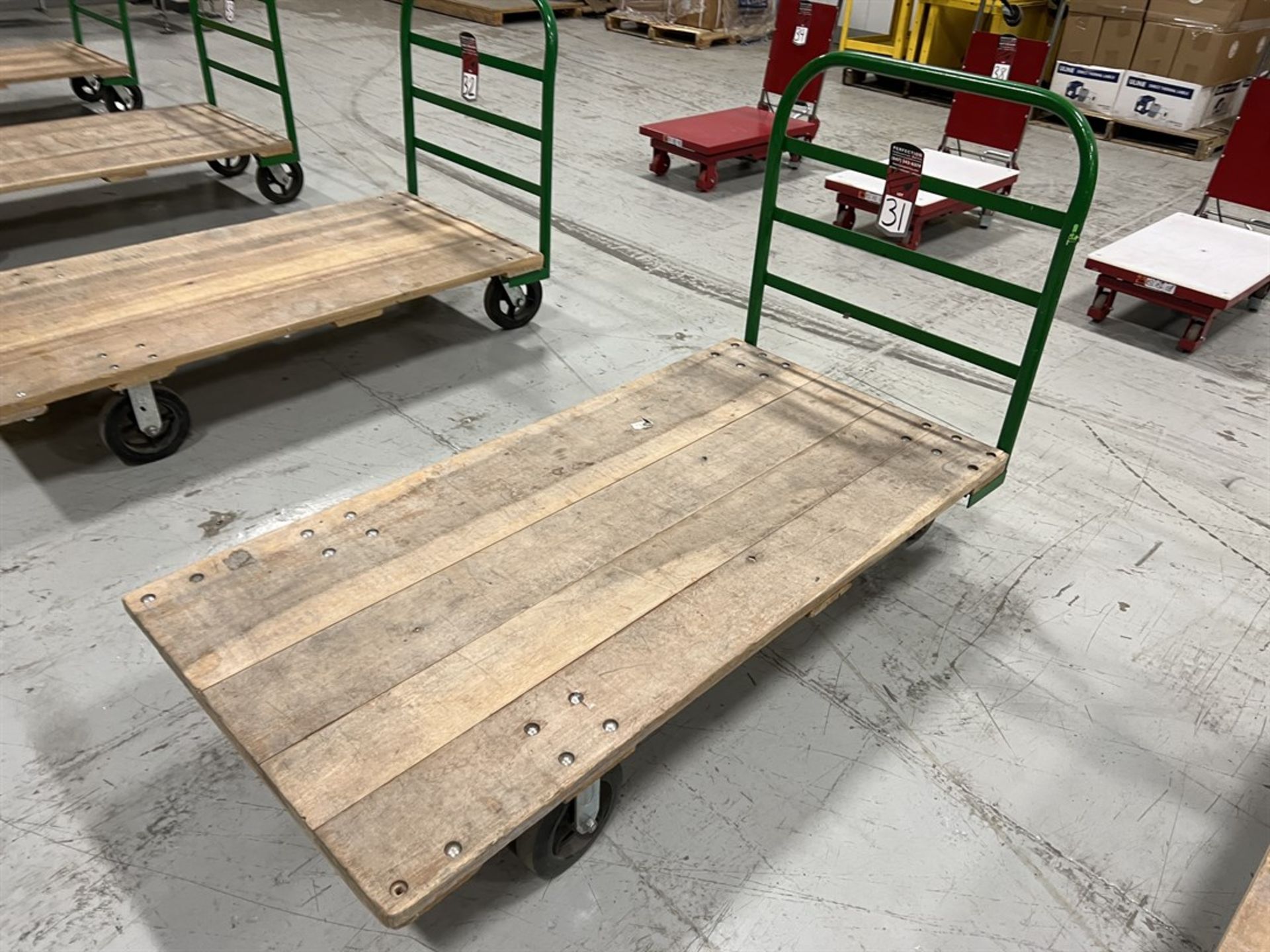 ULINE Flatbed Shop Cart, 30" x 60"