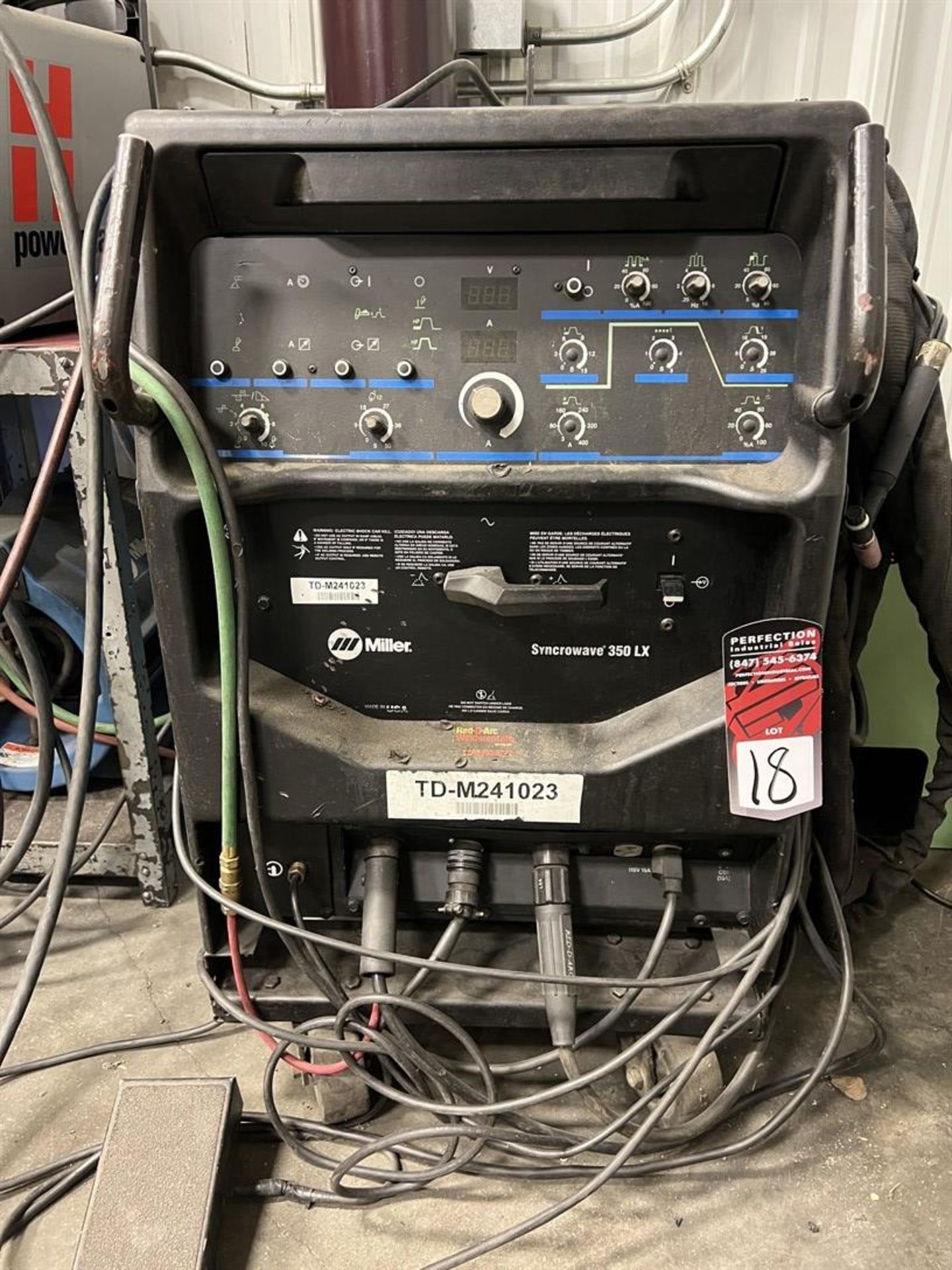 MILLER Syncrowave 350 LX TIG Welder, s/n LF241023 - Image 3 of 5