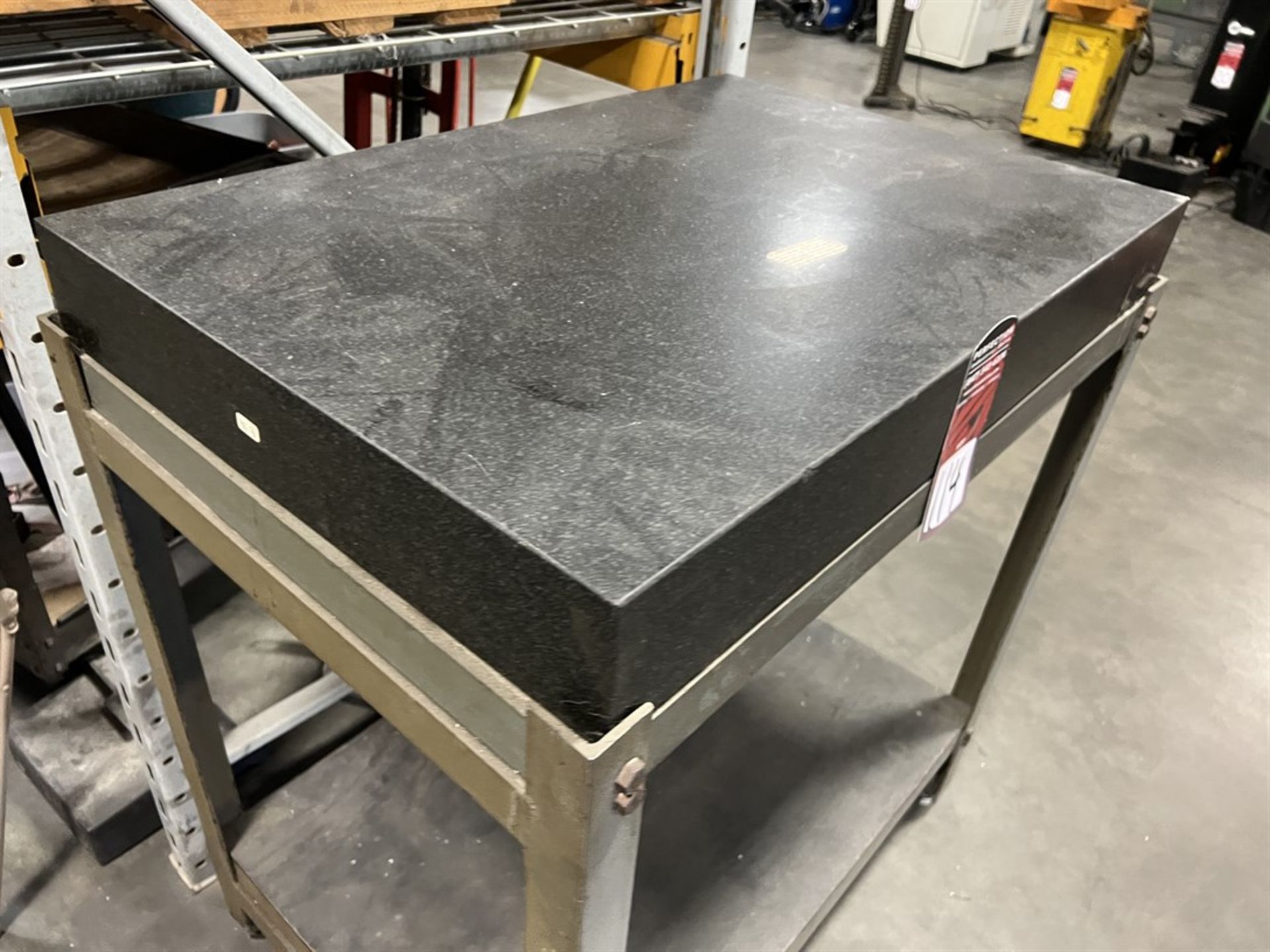 Black Granite Surface Plate, 24" x 36" x 4", on Steel Base - Image 3 of 3