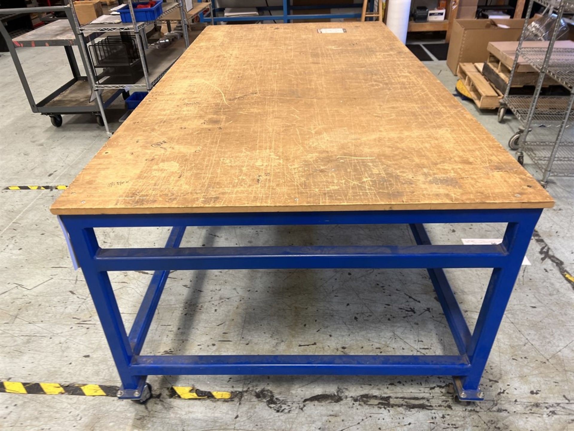 Heavy Duty Rolling Table, 4' x 8' - Image 2 of 2