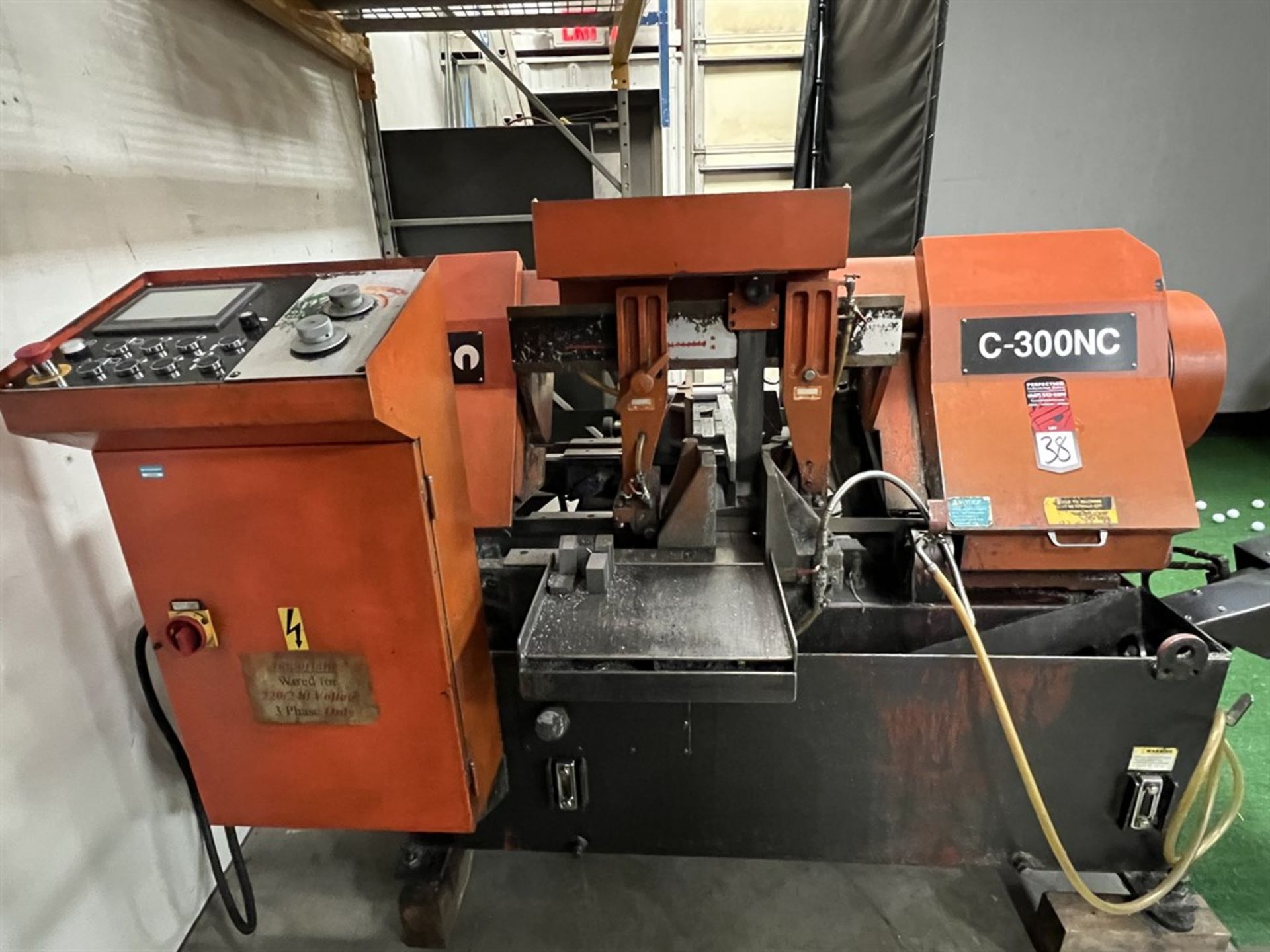 2008 COSEN C-300NC Horizontal Bandsaw, s/n C9713727, PLC Control, 12.3"H s 13.4"W Rectangle - Image 2 of 9