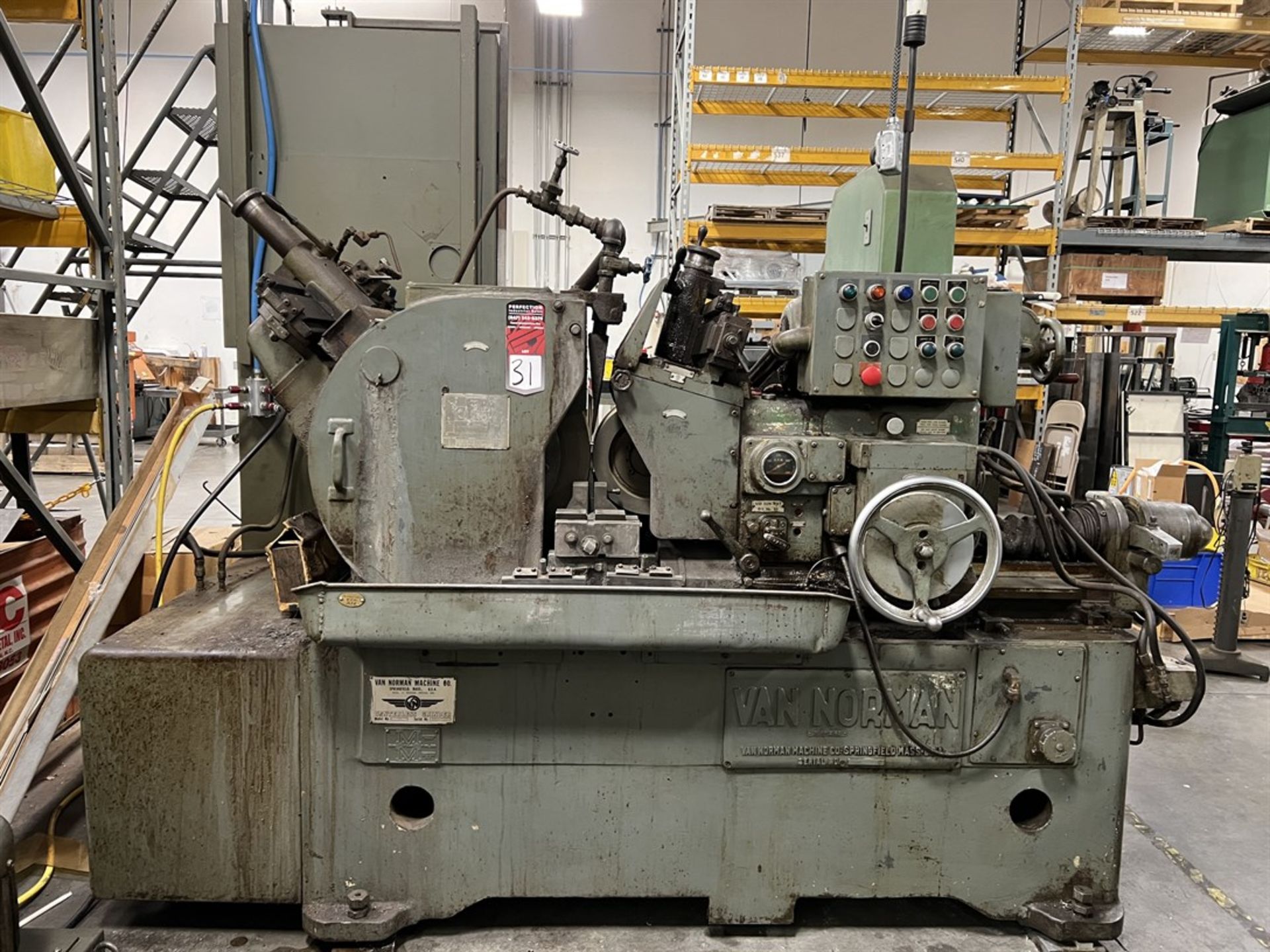 VAN NORMAN 2C Centerless Grinder, s/n 2408-1264