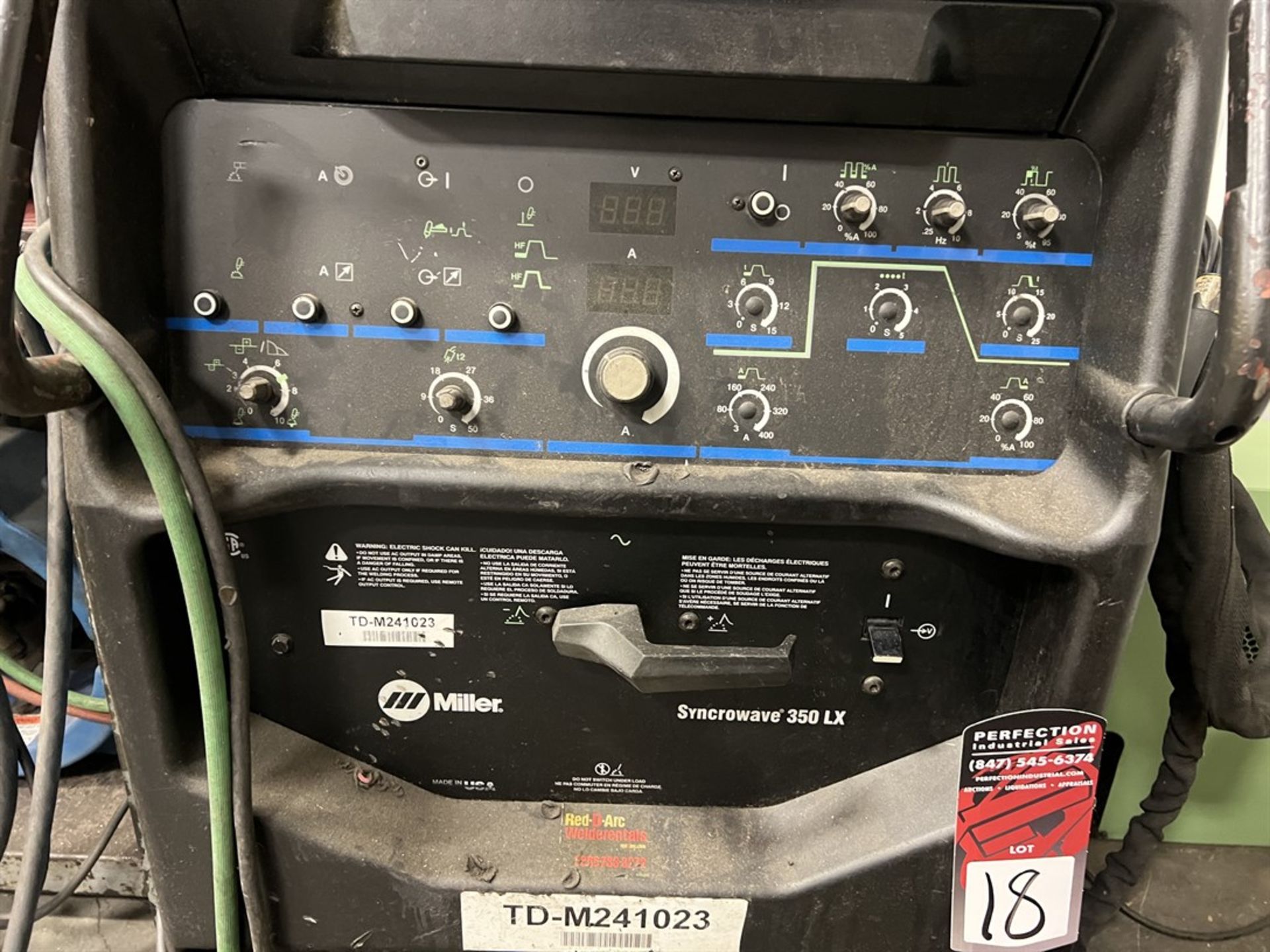 MILLER Syncrowave 350 LX TIG Welder, s/n LF241023 - Image 4 of 5