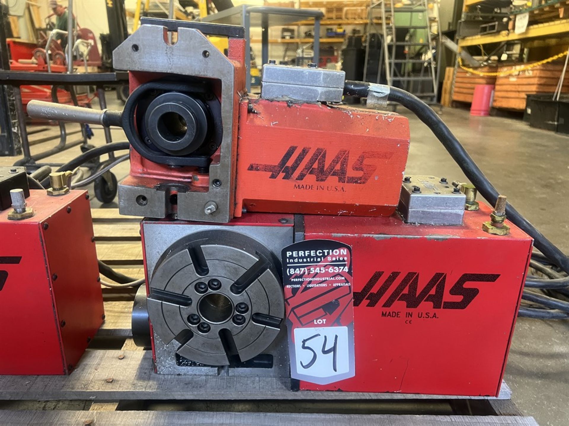 HAAS 6" 4th-Axis Rotary Table w/ Collet Closer