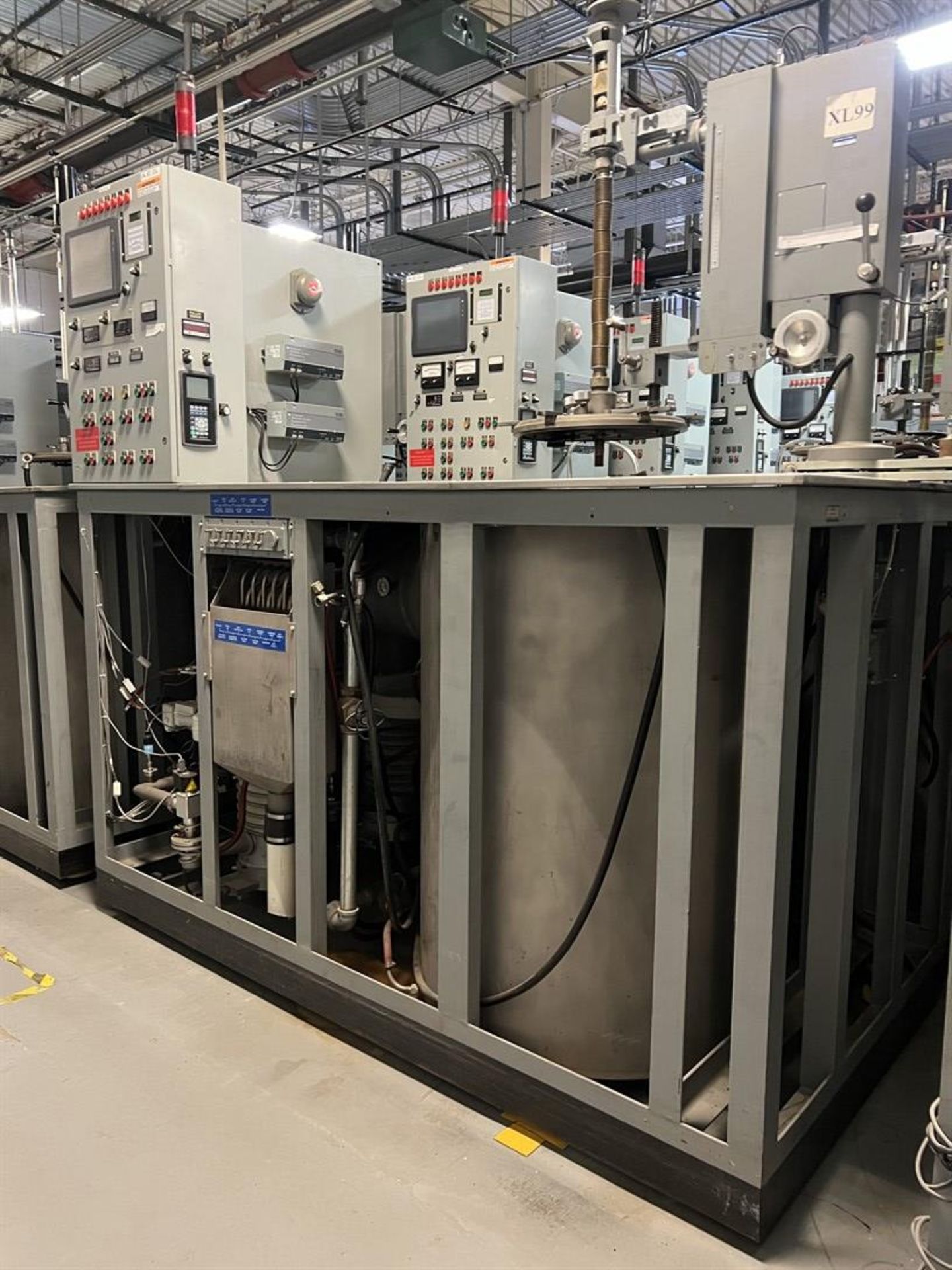 83 KG KYROPOULOS Growth Furnace w/ WARNER 135 KW SCR Controlled DC Power Supply, 16-Day Process