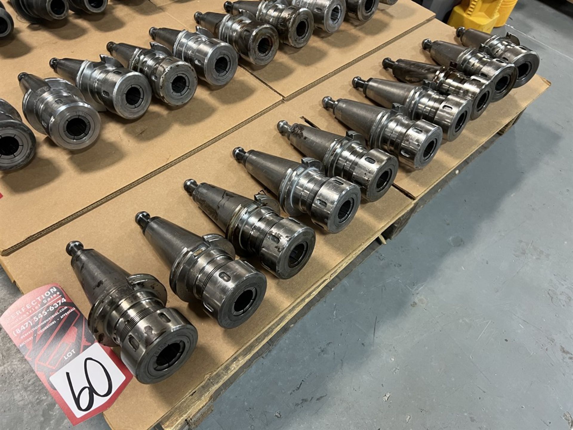 Lot of (10) CAT 50 Tool Holders