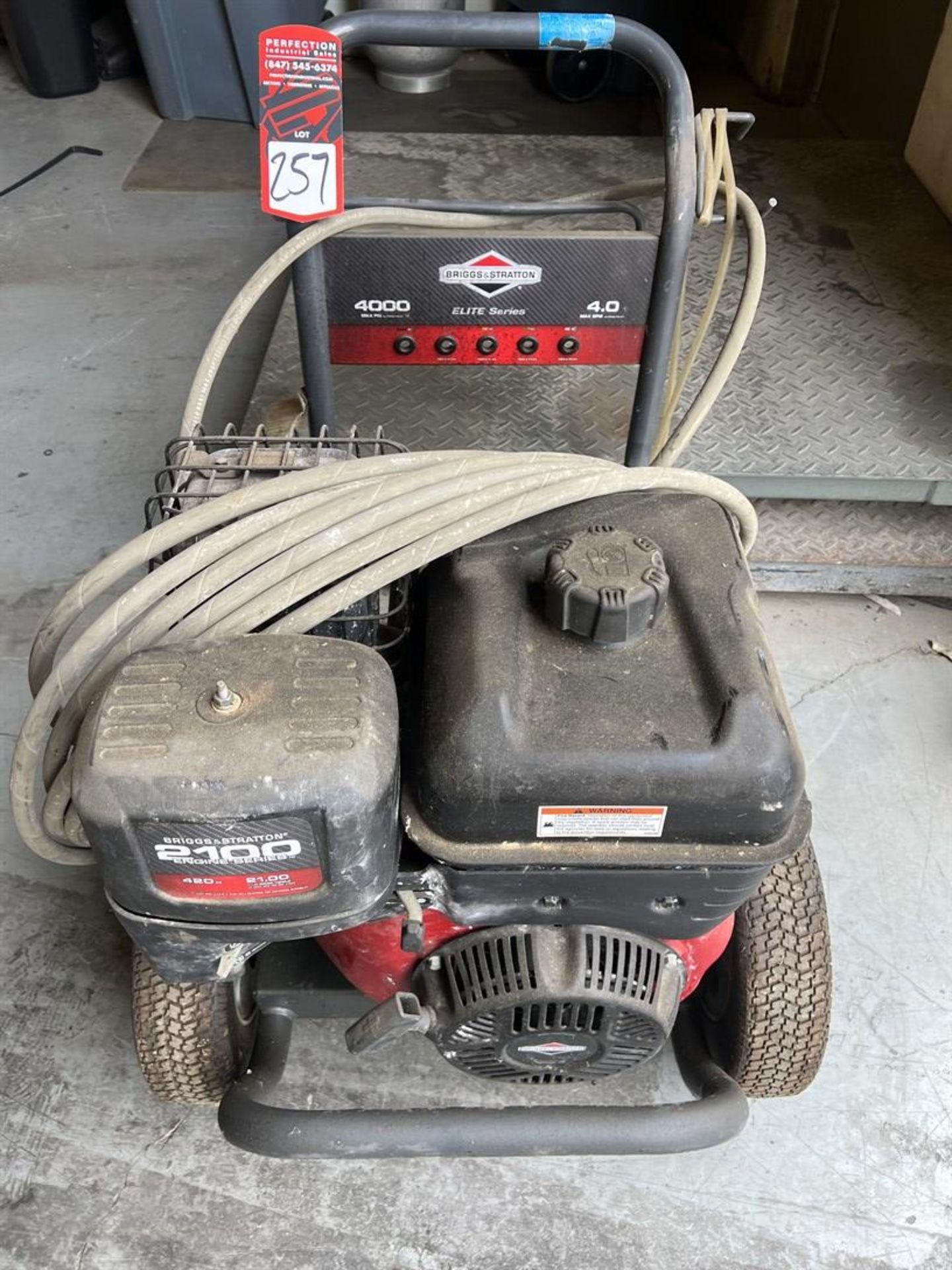 BRIGGS & STRATTON Elite Series Pressure Washer, 4000 Max PSI, 4 GPM, 420 CC, 2100 Engine Series - Image 2 of 4