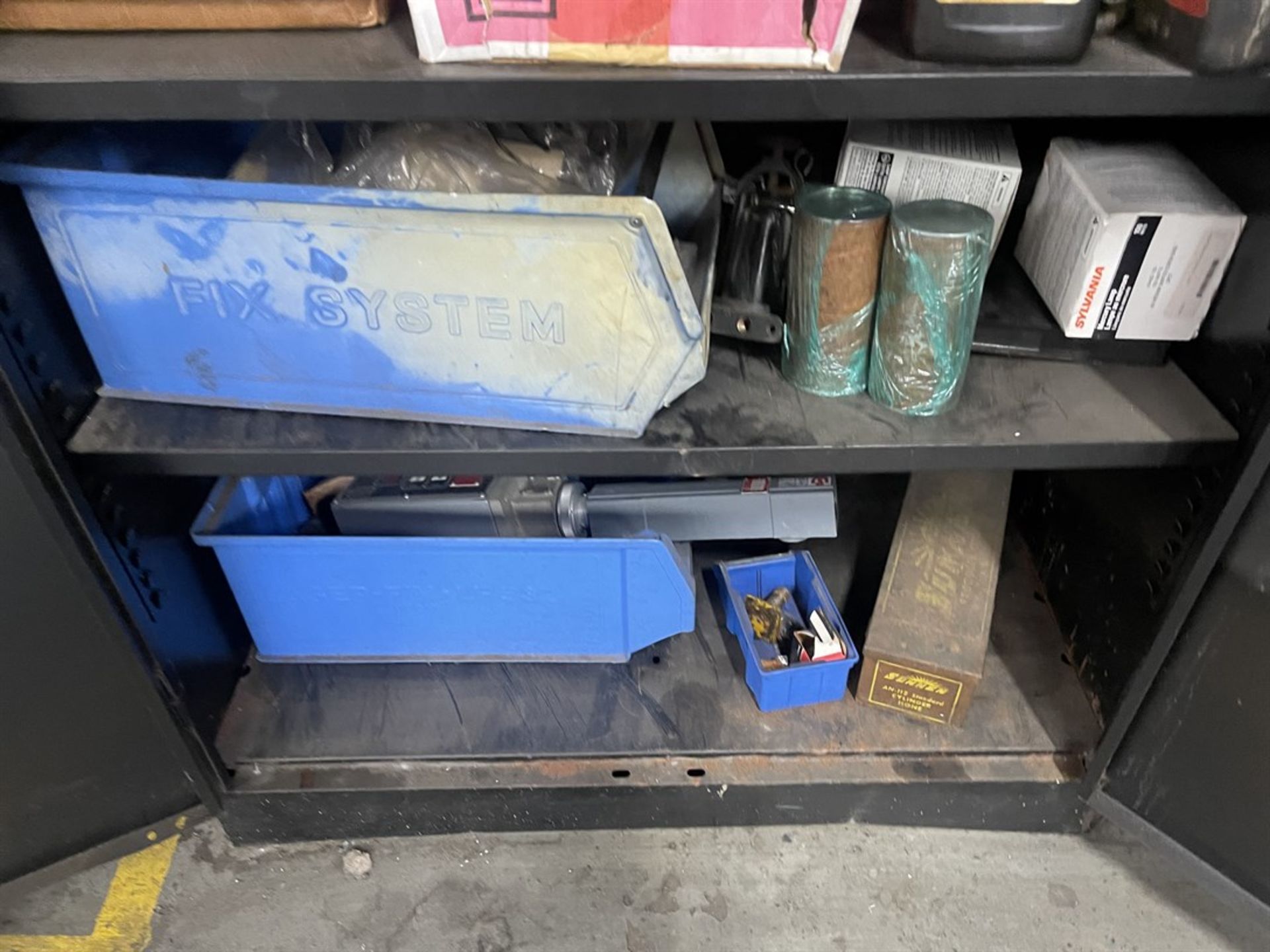 Shop Cabinet w/ Bearings, Valve Kits, Air Switches, Trolleys, Lamps and Power Supply's (BUILDING 16) - Image 5 of 5