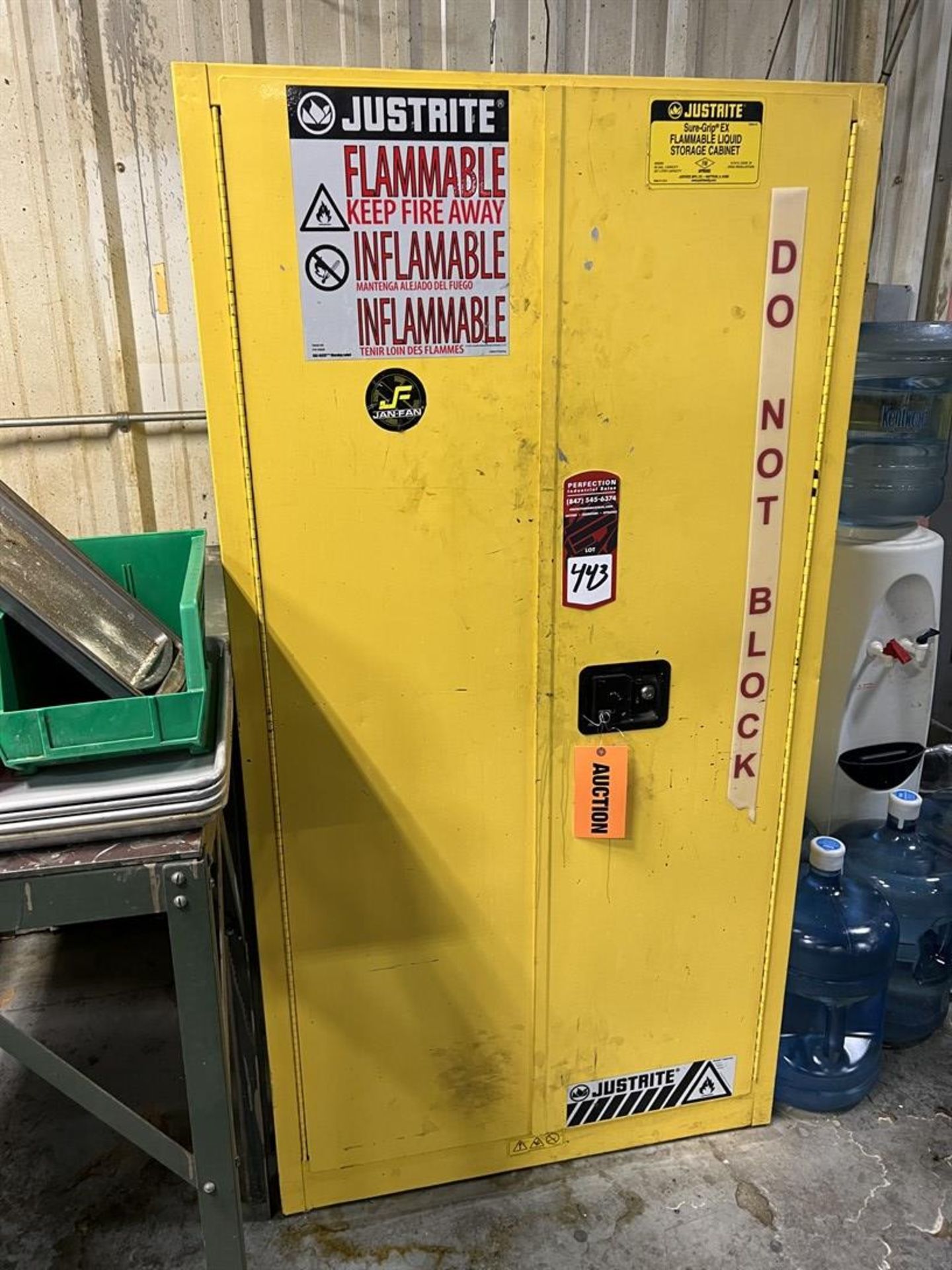 JUSTRITE Sure Grip EX 60 Gallon Flammable Liquids Cabinet (BUILDING 15)