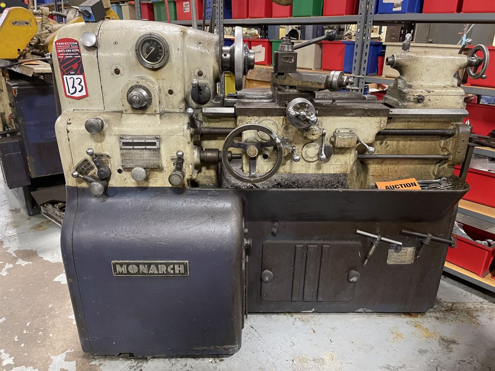 MONARCH 10EE Lathe, s/n 35594, 12.5" Swing x 20" Centers, Collet Chuck, Quick Change Tool Post,