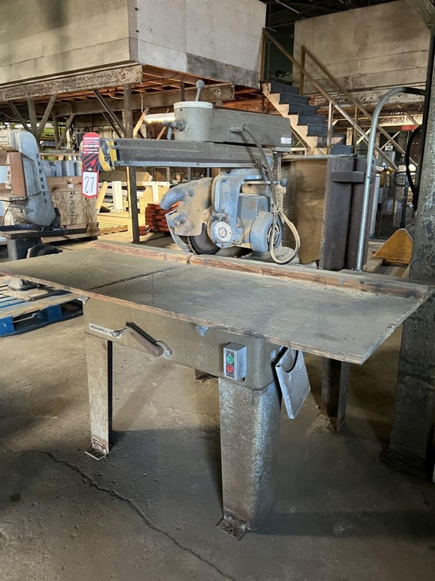 ROCKWELL 50C Radial Arm Saw, s/nDN6008, 5 HP (Building 39)