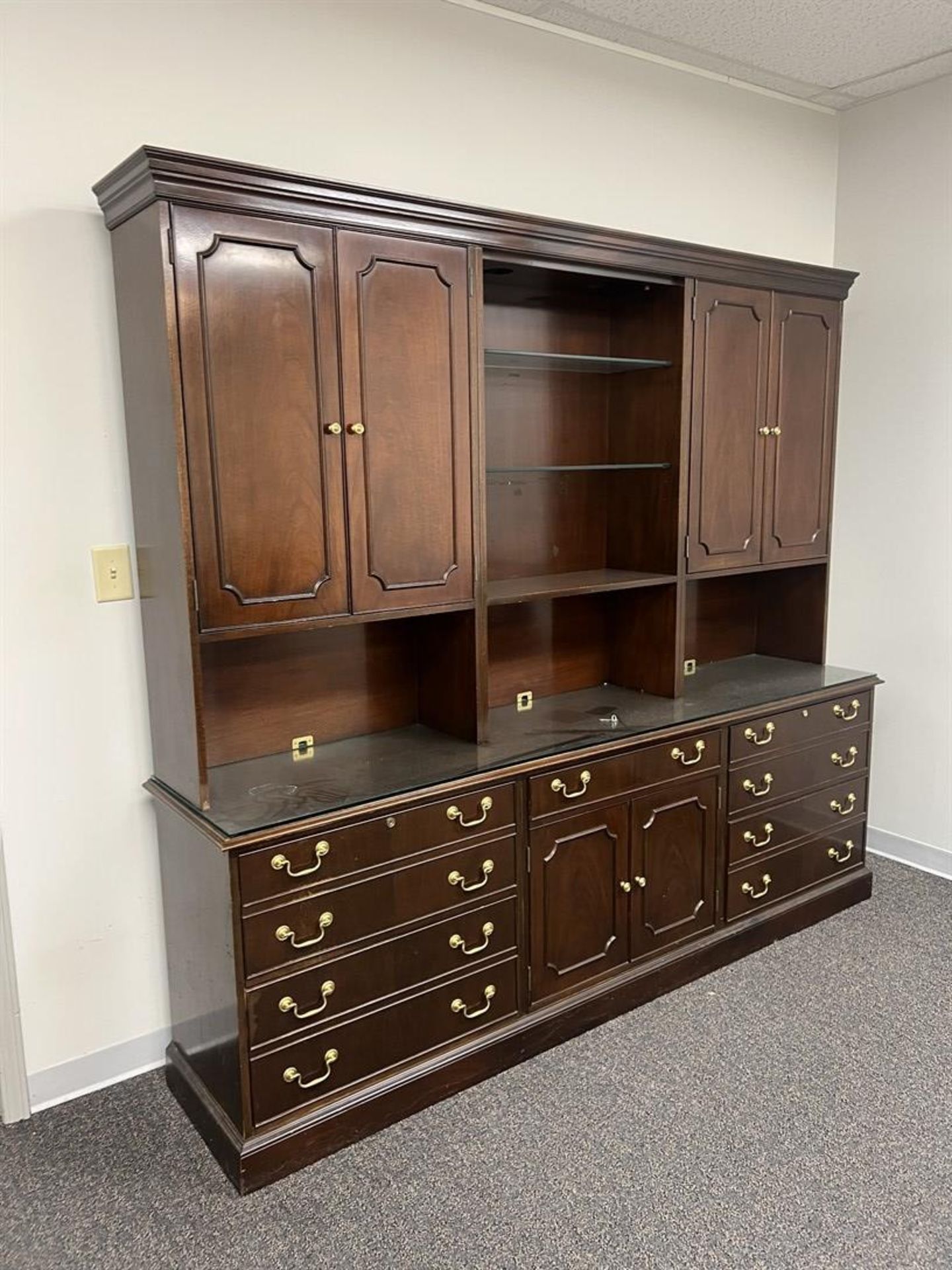 Contents of Office, Approx 10' x 4' Conferene Table and Chairs, Credenza (BUILDING 32) - Image 2 of 2