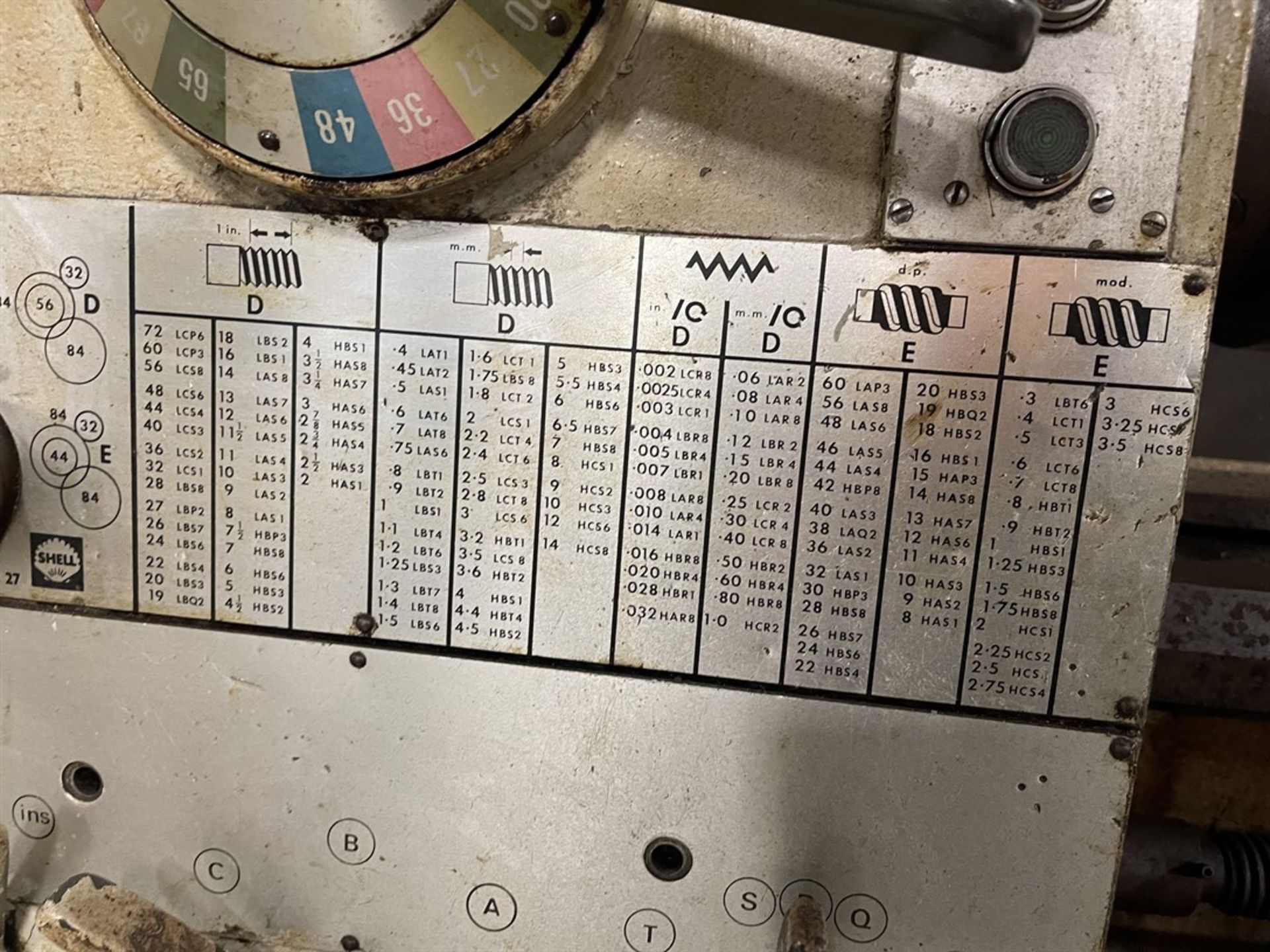 CLAUSING Colchester 17 Lathe, 10" 3-Jaw, 17" x 42" Between Centers, Steady Rest, 4-Way Tool - Image 6 of 8