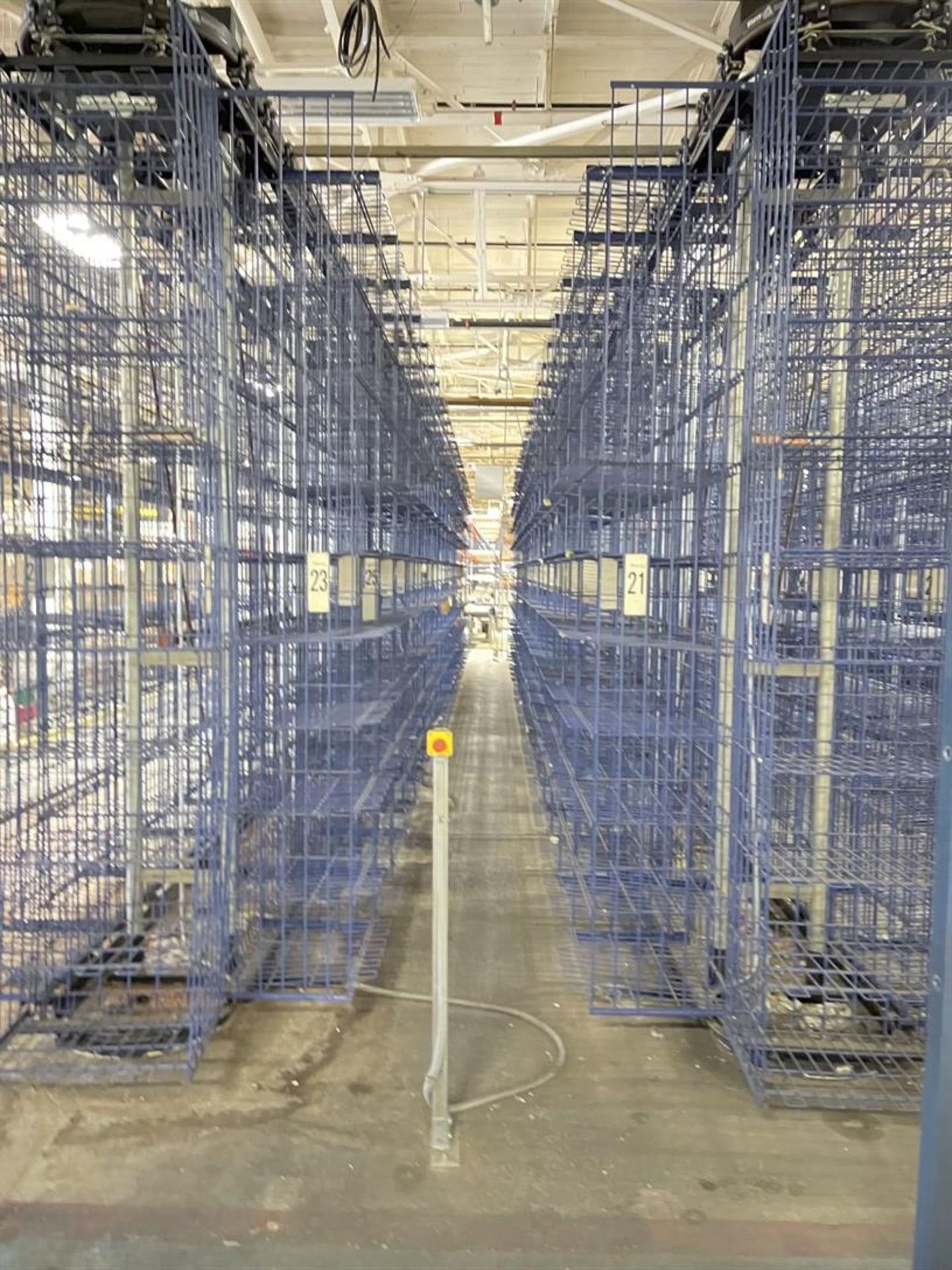 WHITE 5-Carousel Inventory Storage System, 42 Sections of 10 Baskets Each, 420 Baskets Per Carousel, - Image 3 of 6