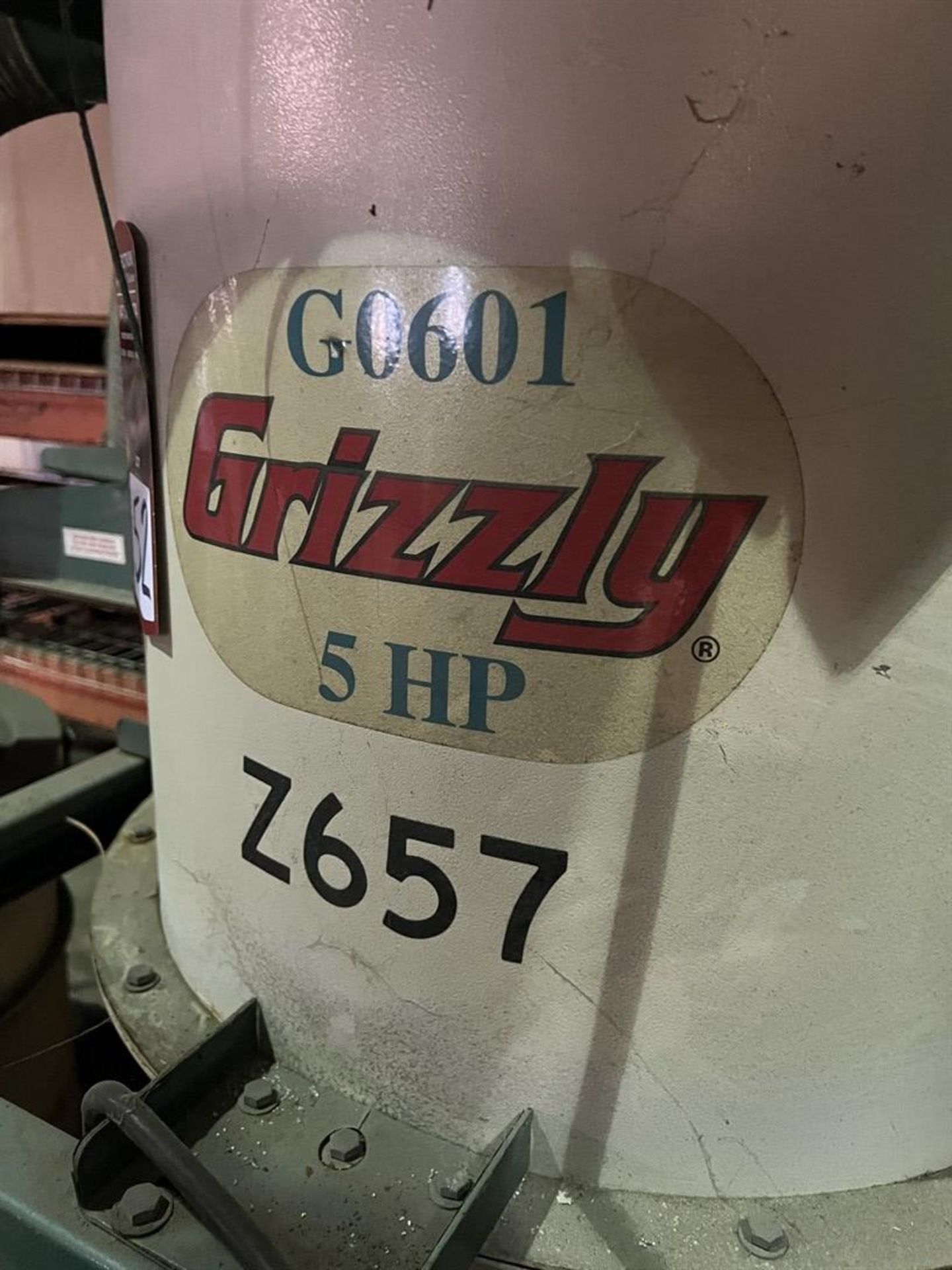 GRIZZLY G0601 5 HP Cyclone Dust Collector (Building 39) - Image 4 of 5