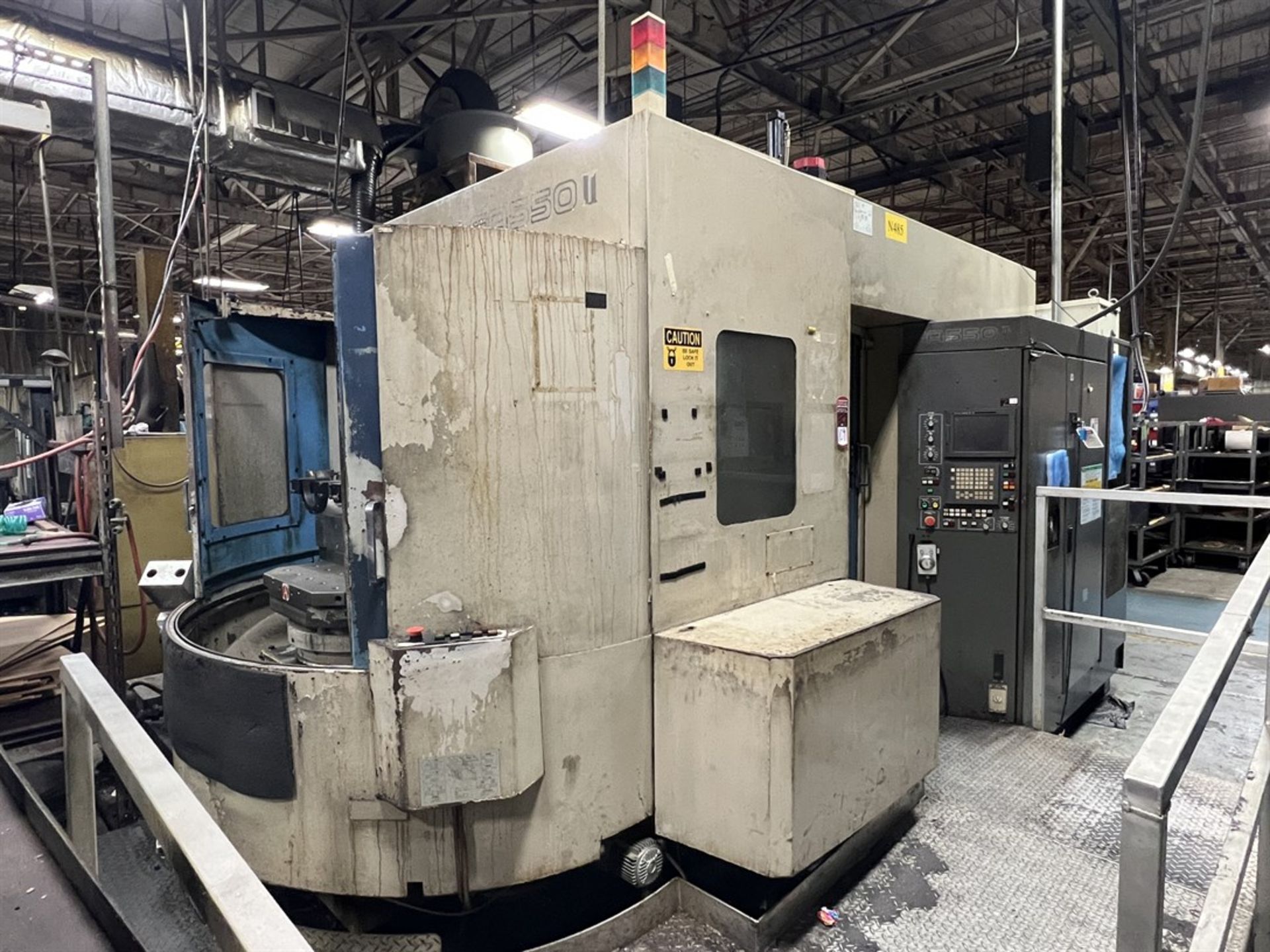 TOYODA FA550II CNC Horizontal Machining Center, s/n NM 8788, (2) 21” Pallets, Fanuc 16i-M Control,