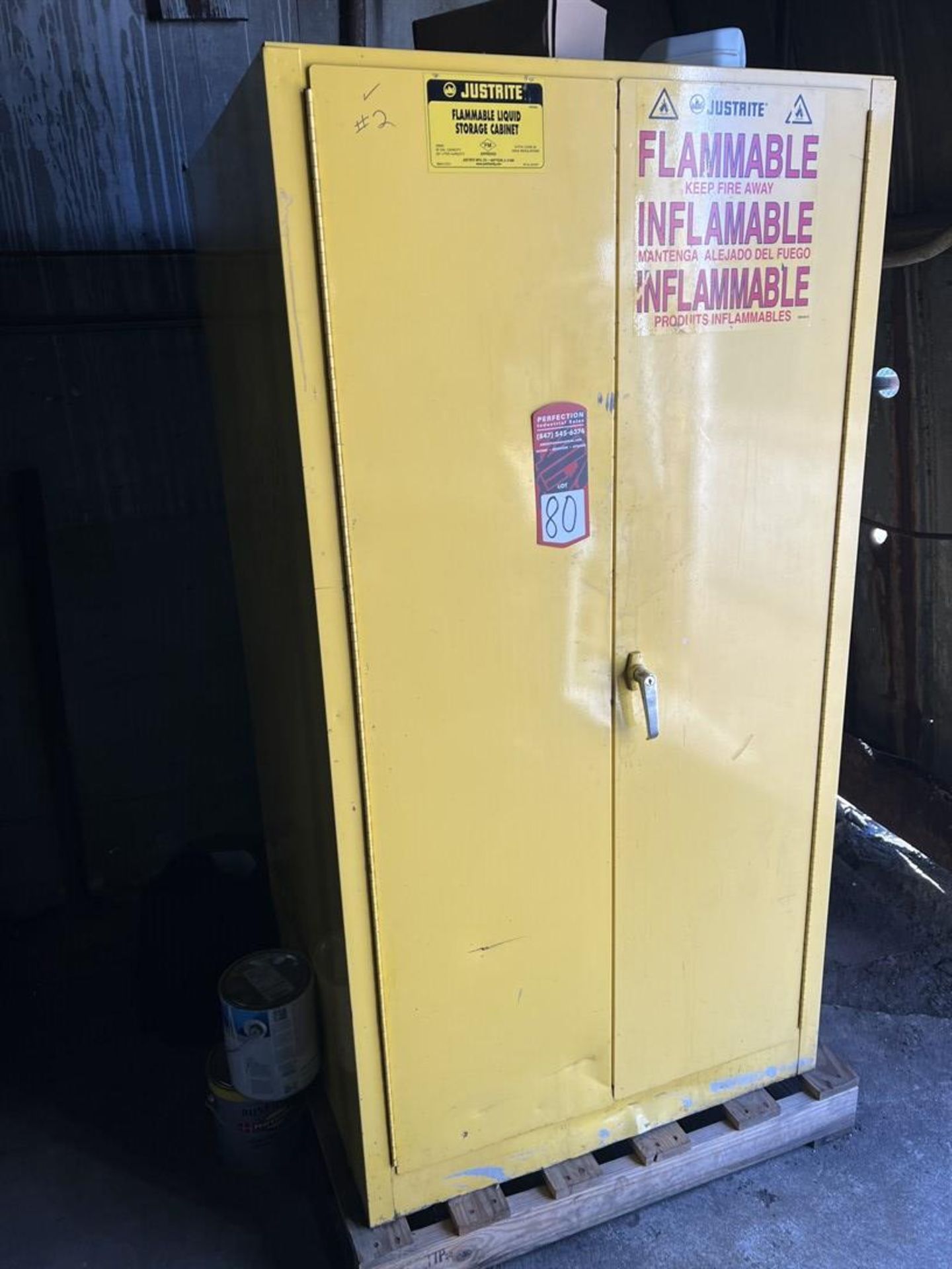 JUSTRITE 25600 60 Gallon Flammable Liquids Cabinet (Building 39)